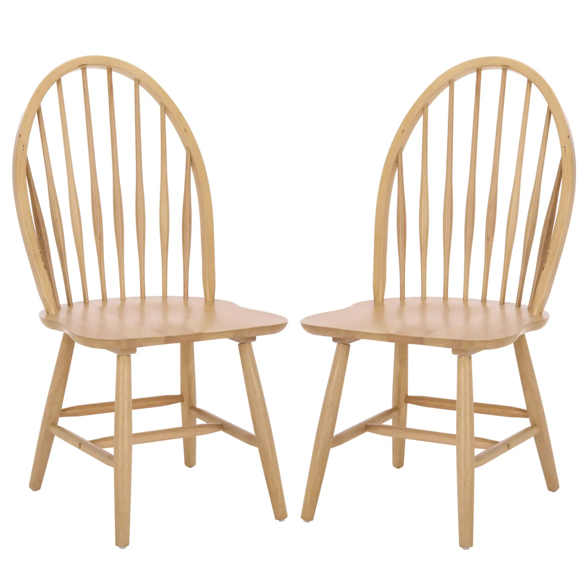 Wendall Spindle Dining Chairs (Set of 2)