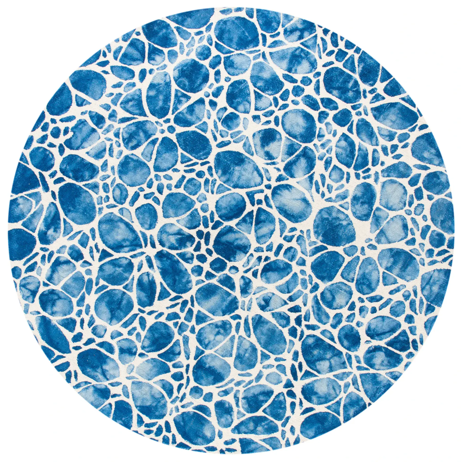 Dip Dye Cellular Hand-Tufted Wool Rug