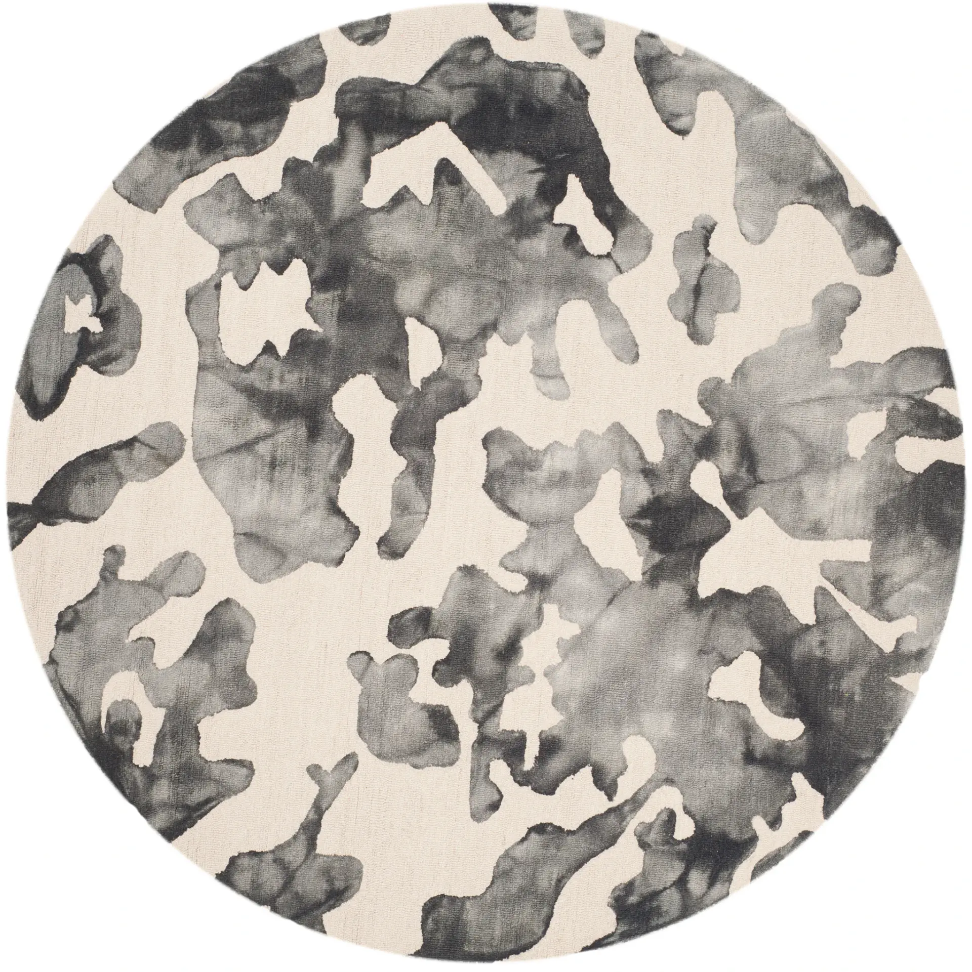 Dip Dye Abstract Hand-Tufted Wool Rug