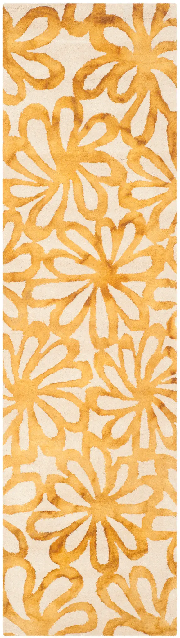 Dip Dye Daisy Hand-Tufted Wool Rug