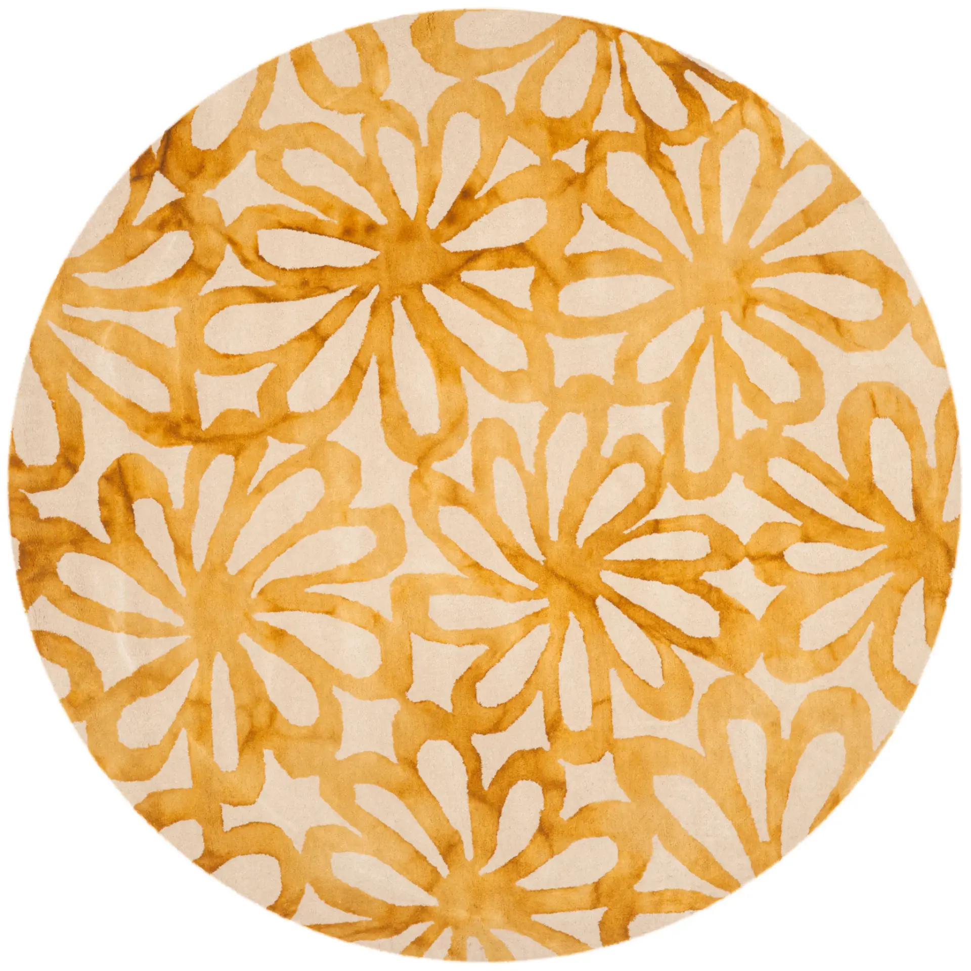 Dip Dye Daisy Hand-Tufted Wool Rug