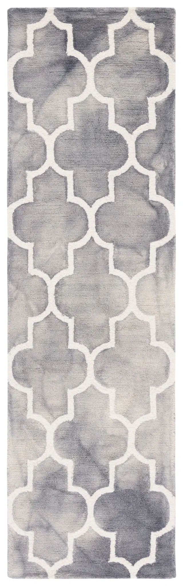Dip Dye Moroccan Trellis Hand-Tufted Wool Rug