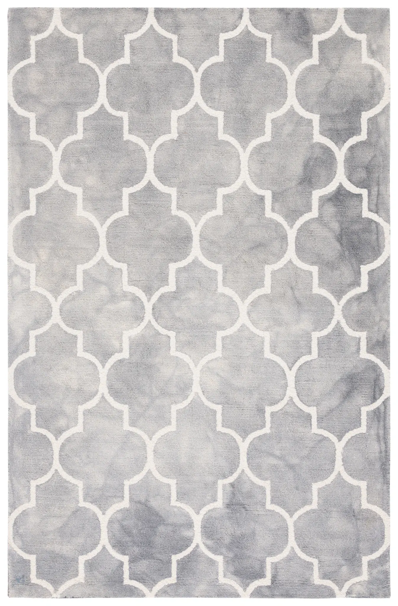 Dip Dye Moroccan Trellis Hand-Tufted Wool Rug