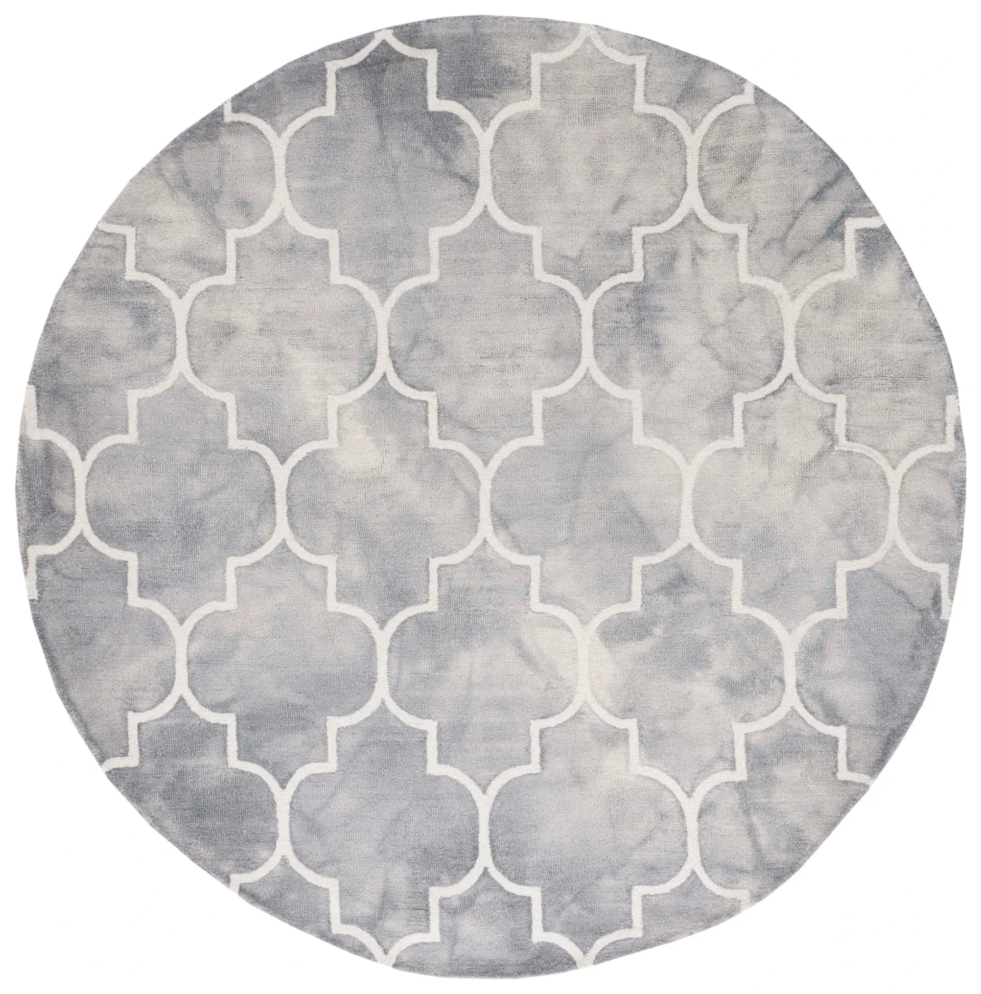 Dip Dye Moroccan Trellis Hand-Tufted Wool Rug