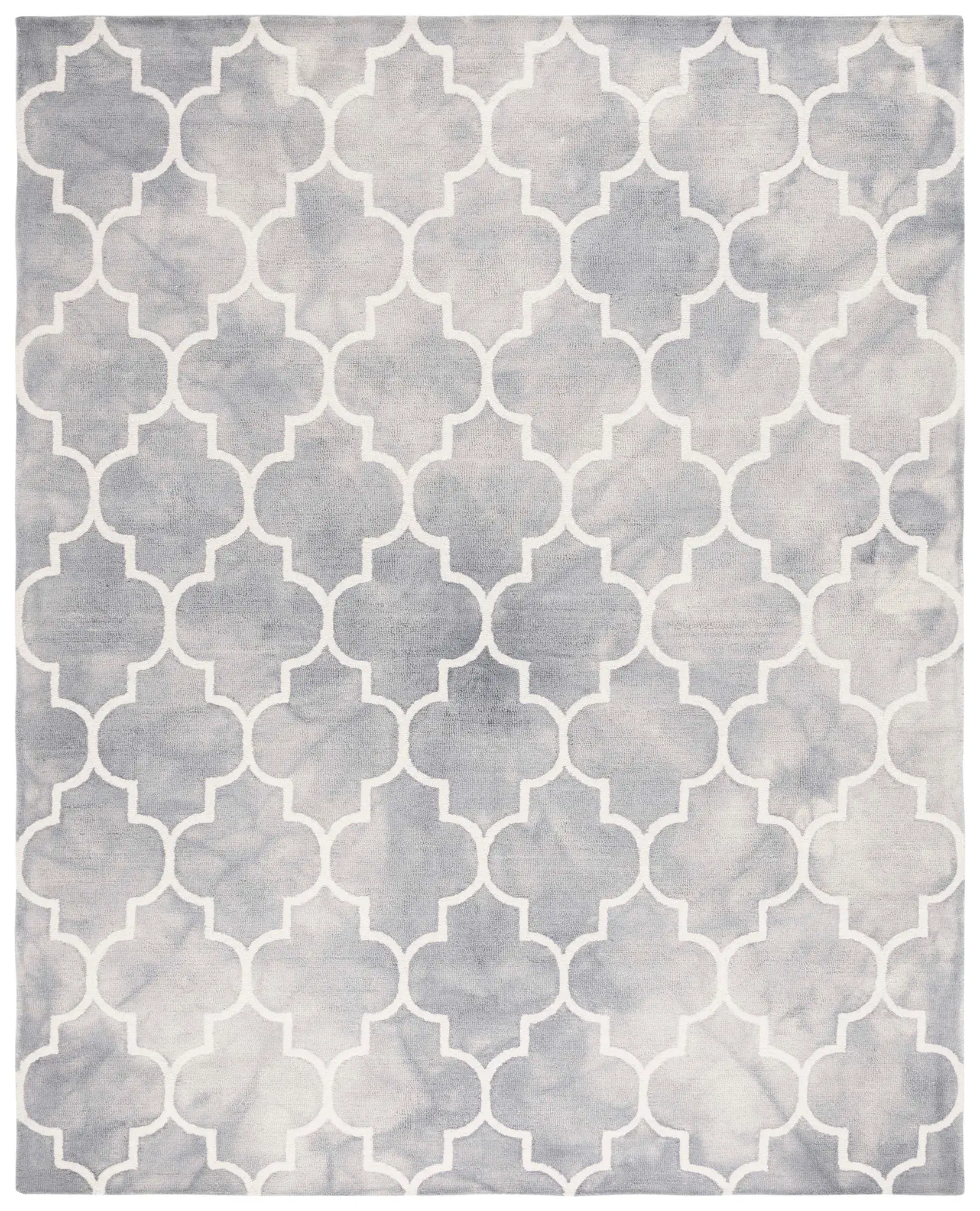 Dip Dye Moroccan Trellis Hand-Tufted Wool Rug
