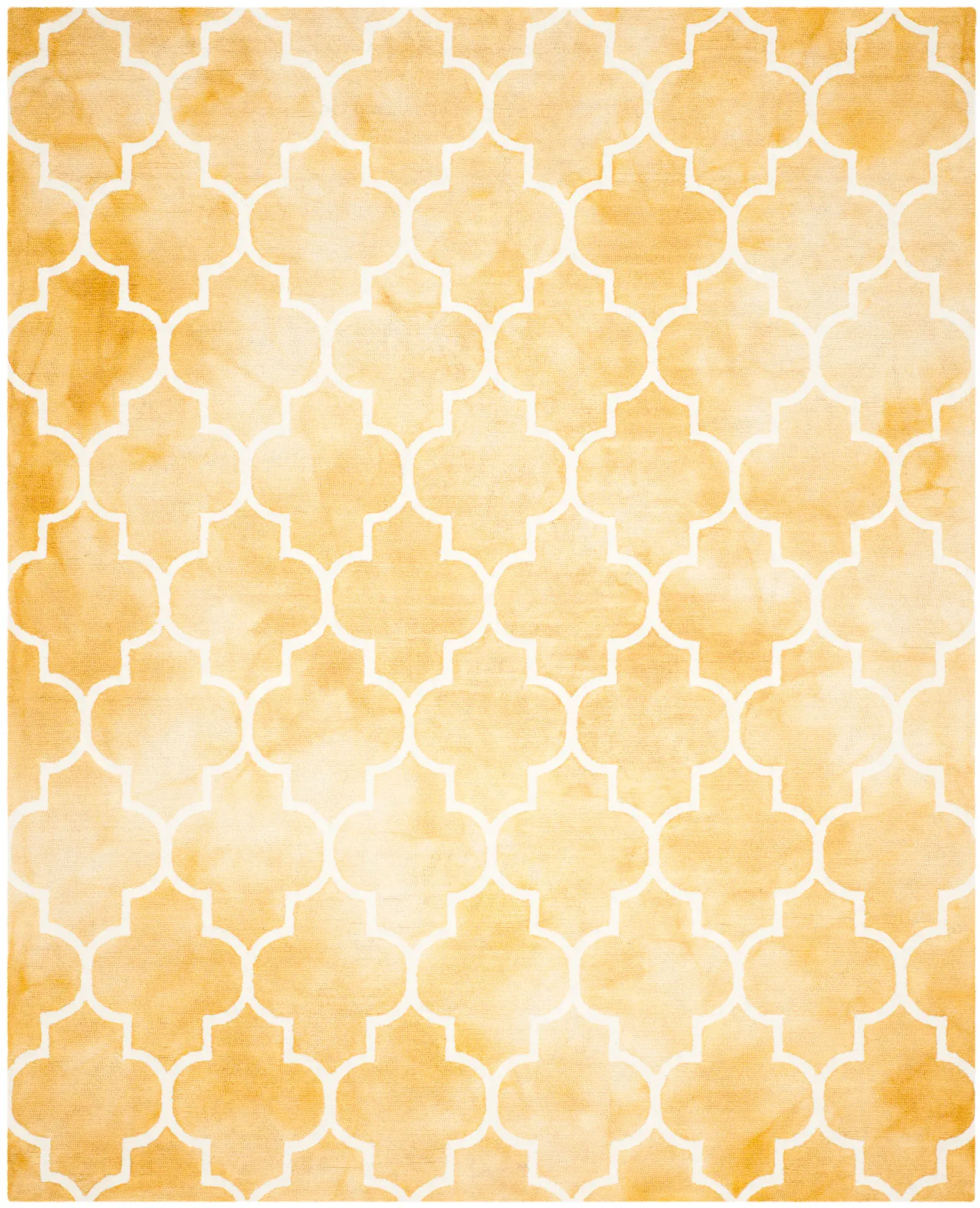 Dip Dye Moroccan Trellis Hand-Tufted Wool Rug
