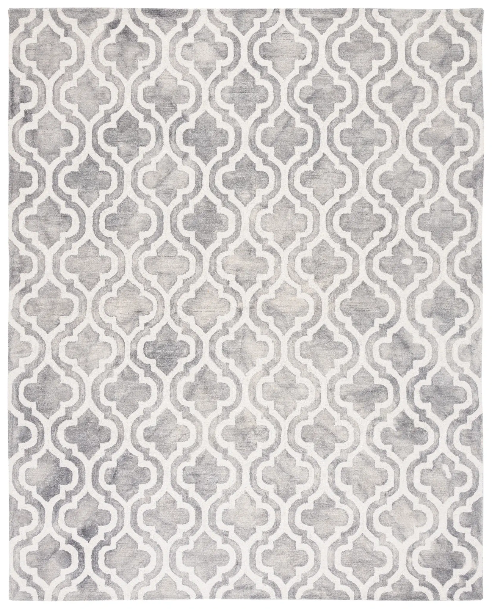 Dip Dye Trellis Hand-Tufted Wool Rug