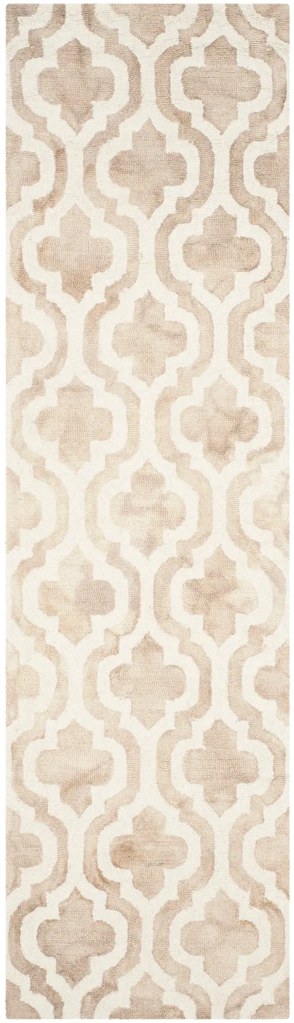 Dip Dye Trellis Hand-Tufted Wool Rug