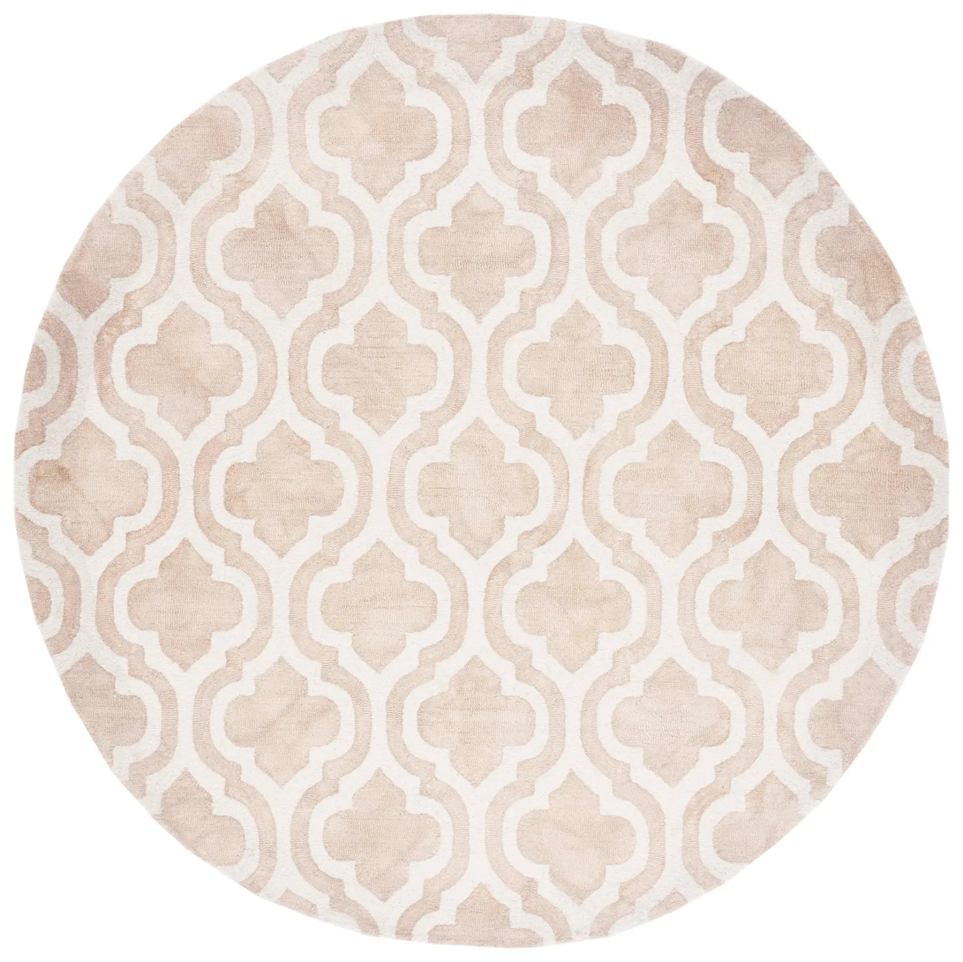 Dip Dye Trellis Hand-Tufted Wool Rug