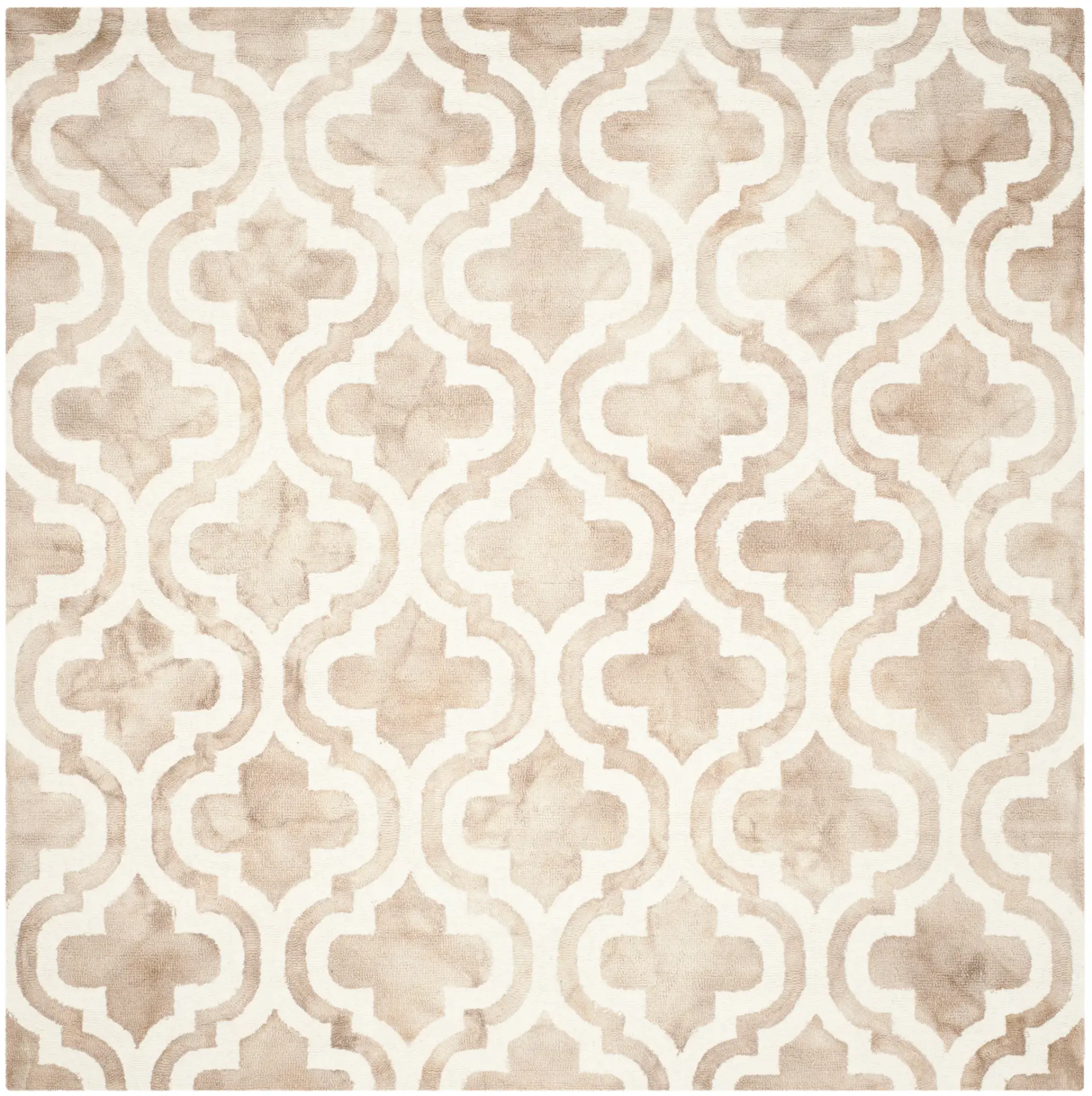 Dip Dye Trellis Hand-Tufted Wool Rug