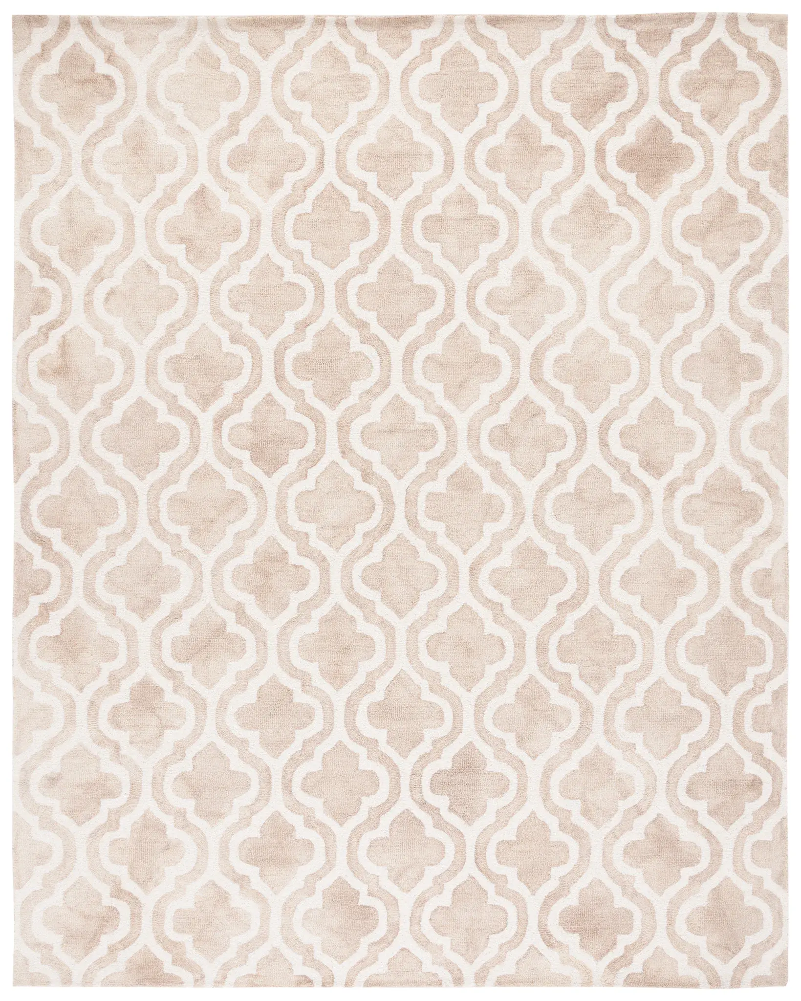 Dip Dye Trellis Hand-Tufted Wool Rug