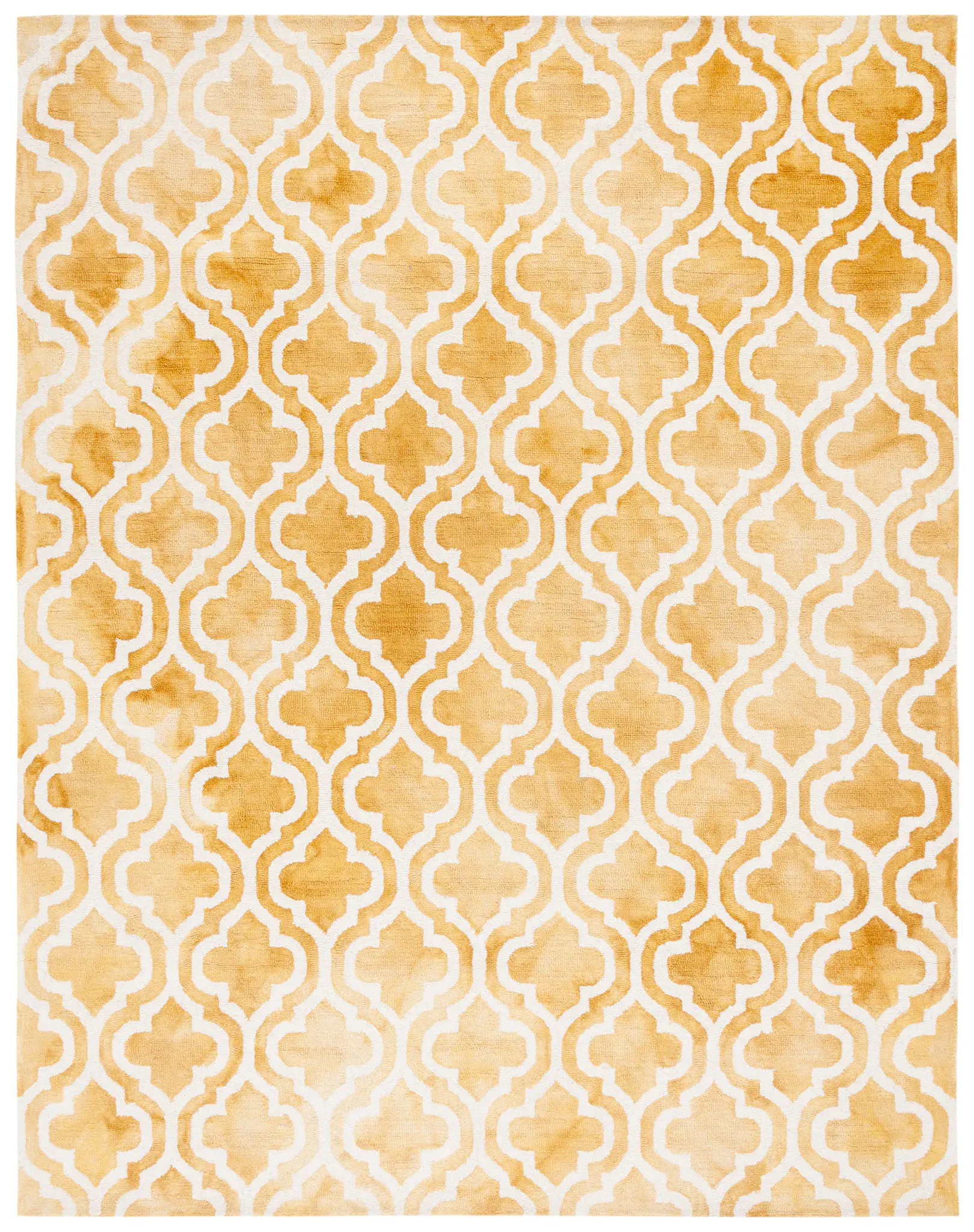 Dip Dye Trellis Hand-Tufted Wool Rug