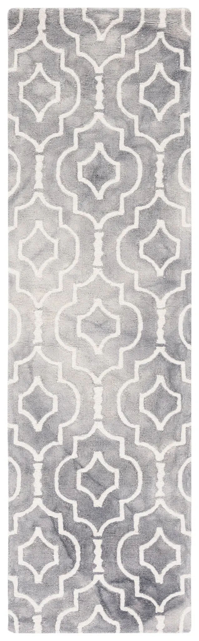 Dip Dye Lattice Hand-Tufted Wool Rug