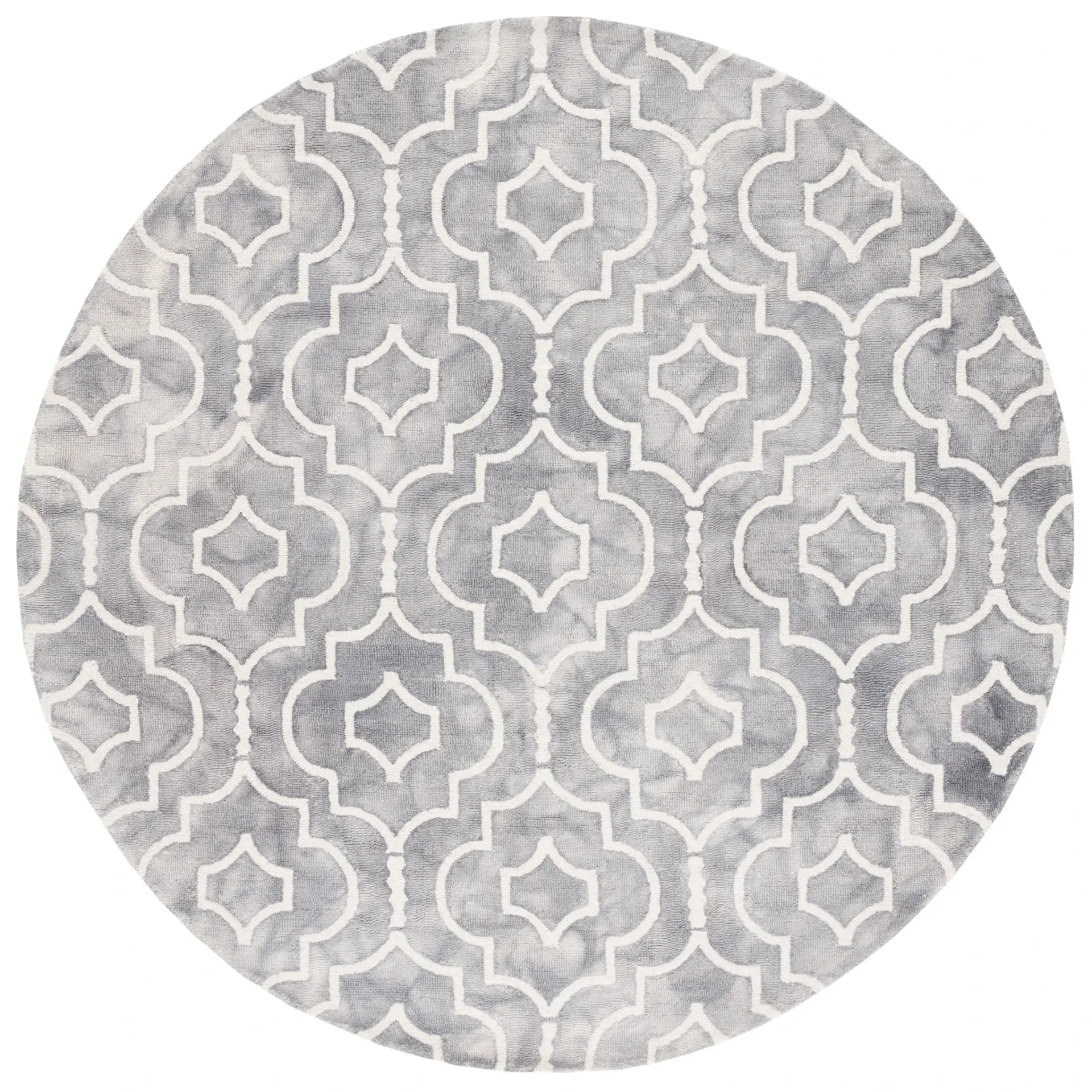 Dip Dye Lattice Hand-Tufted Wool Rug