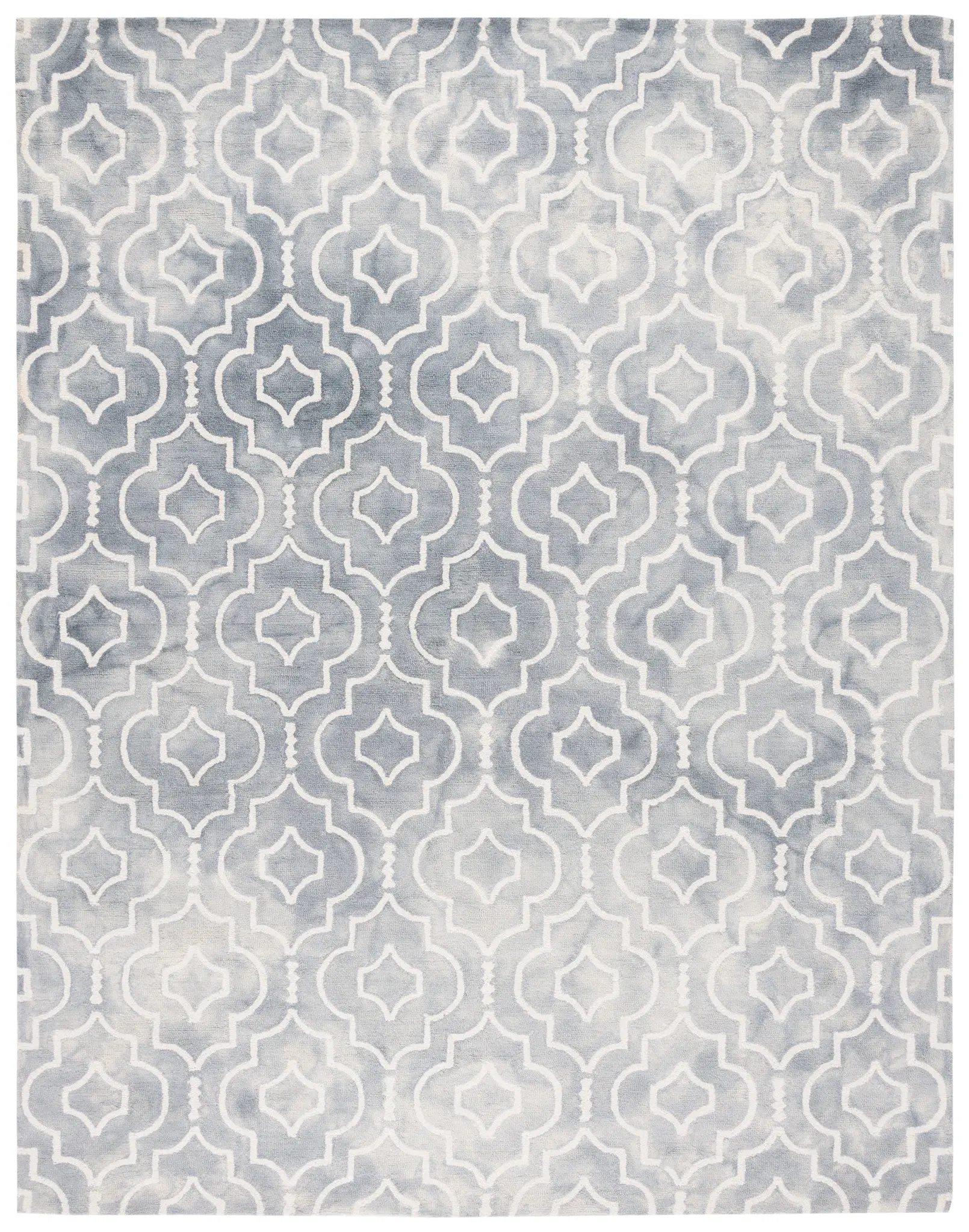 Dip Dye Lattice Hand-Tufted Wool Rug
