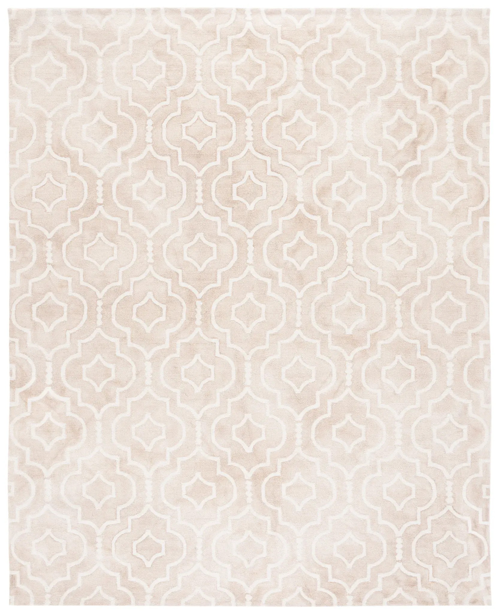 Dip Dye Lattice Hand-Tufted Wool Rug