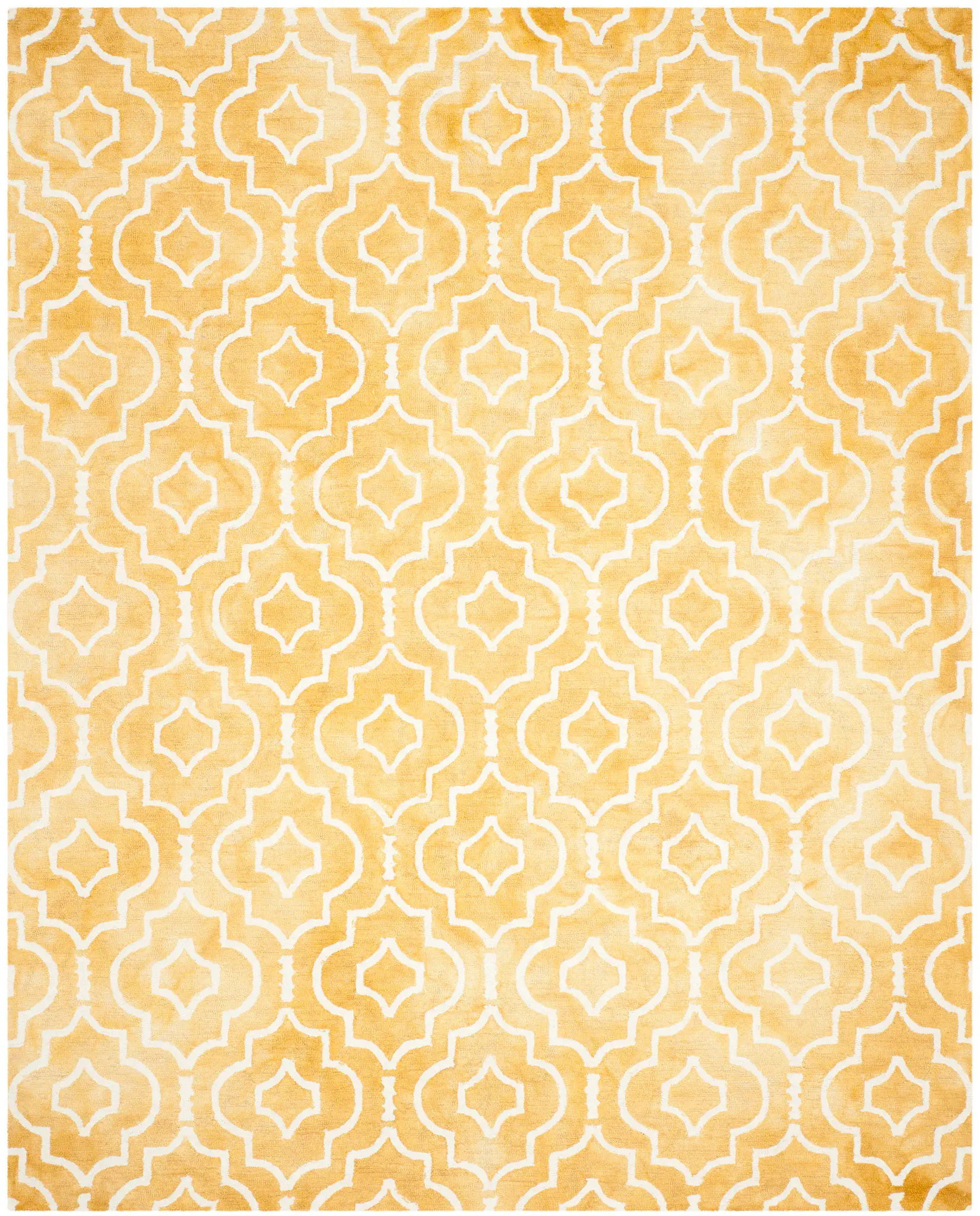 Dip Dye Lattice Hand-Tufted Wool Rug