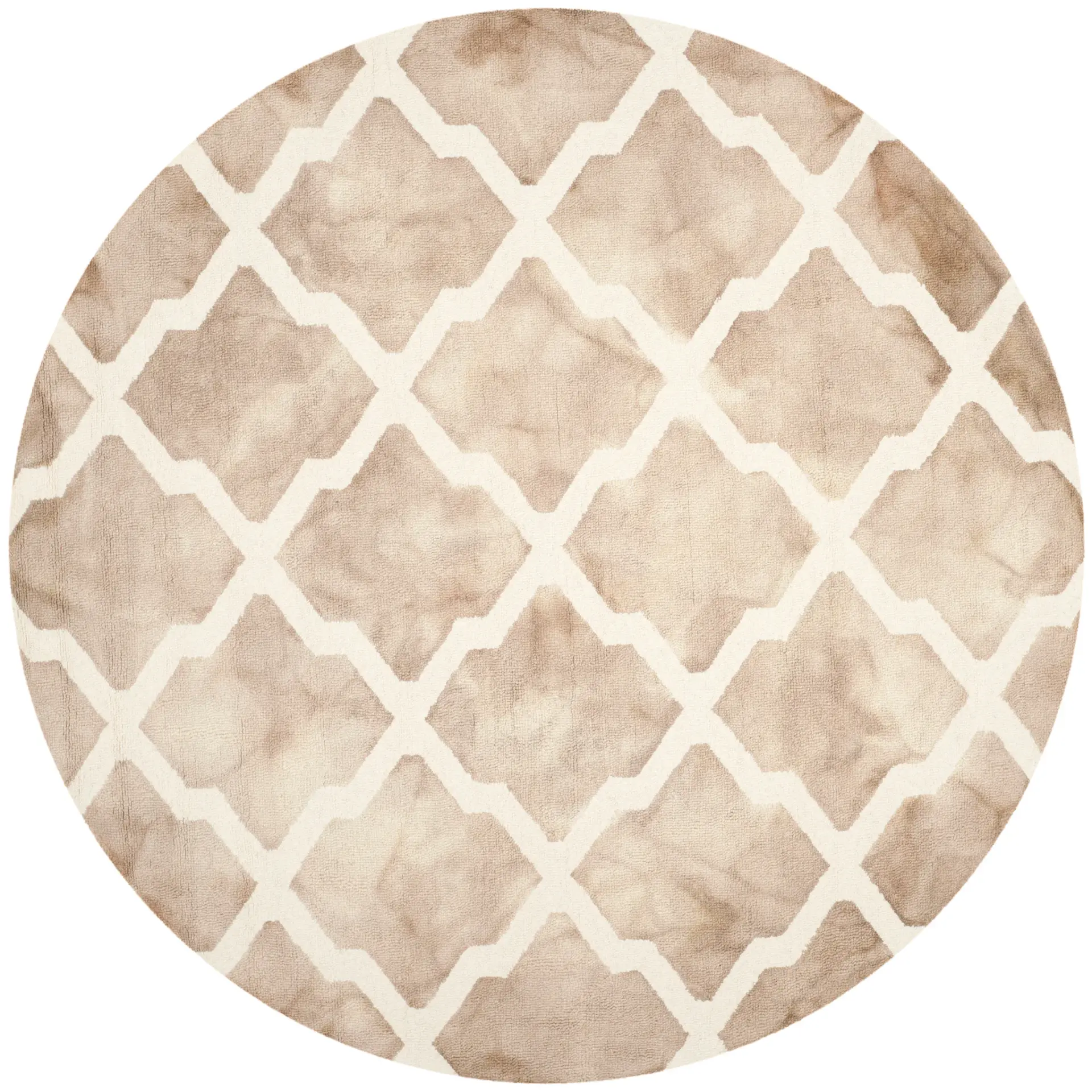 Dip Dye Harlequin Trellis Hand-Tufted Wool Rug