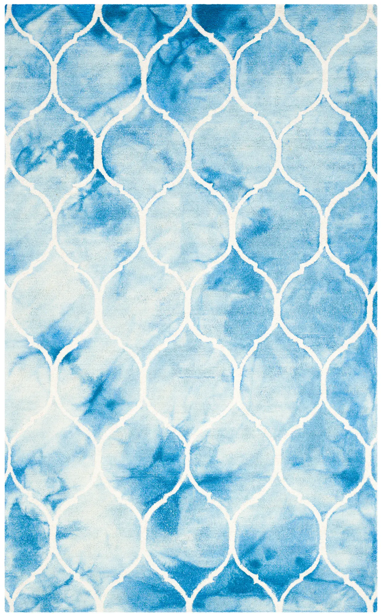 Dip Dye Ogee Hand-Tufted Wool Rug