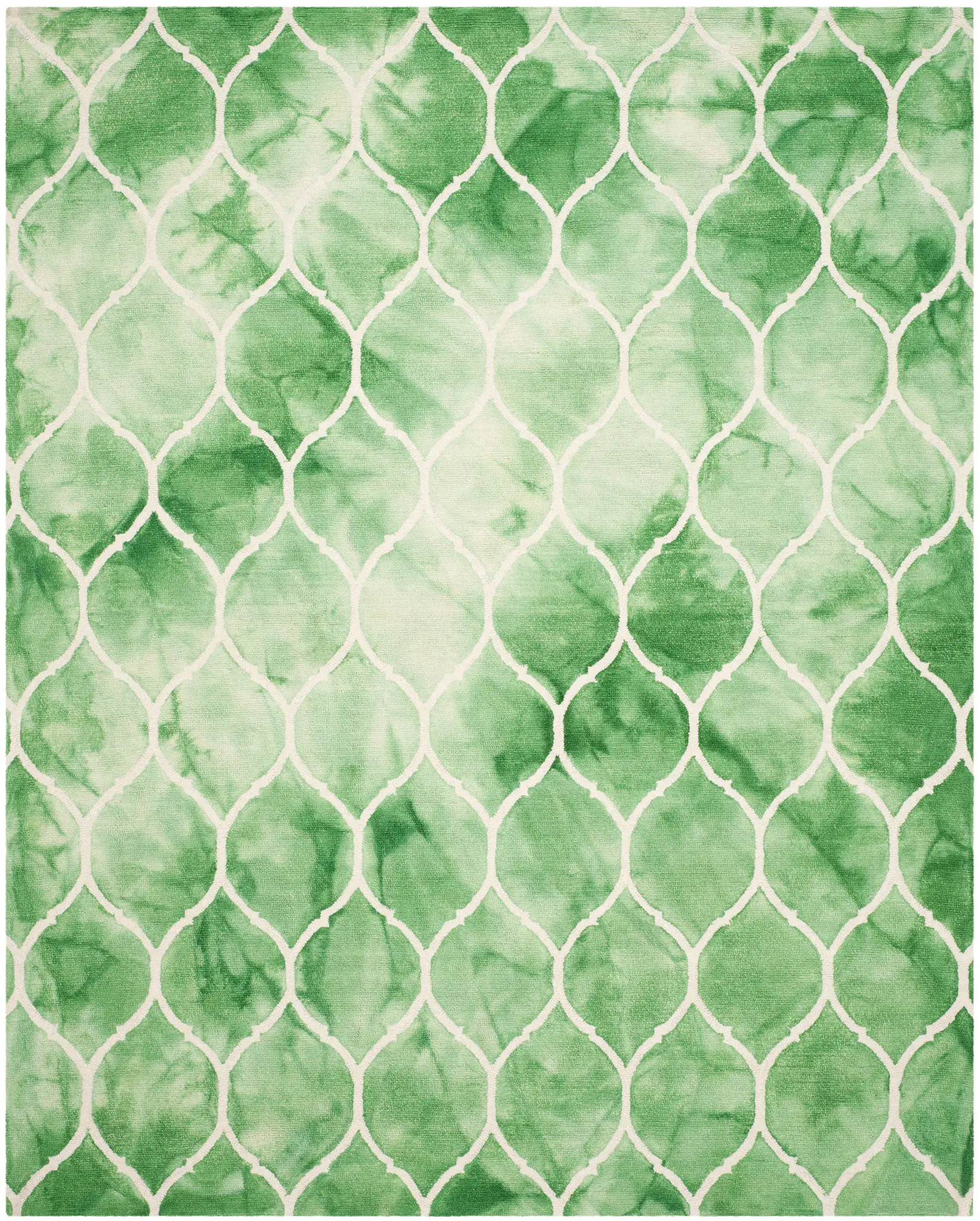 Dip Dye Ogee Hand-Tufted Wool Rug