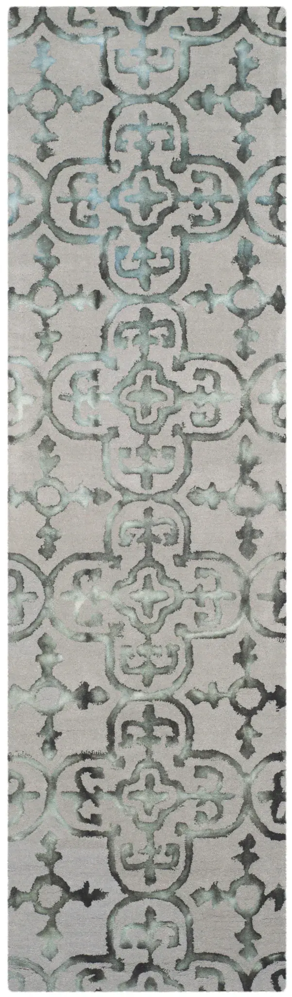 Dip Dye Tile Hand-Tufted Wool Rug