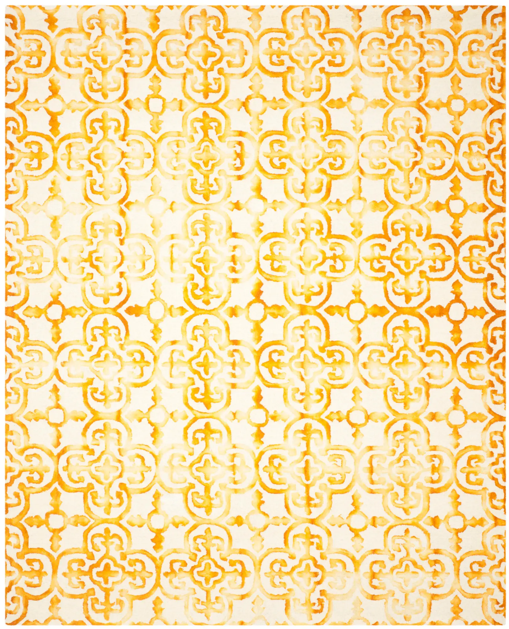 Dip Dye Tile Hand-Tufted Wool Rug