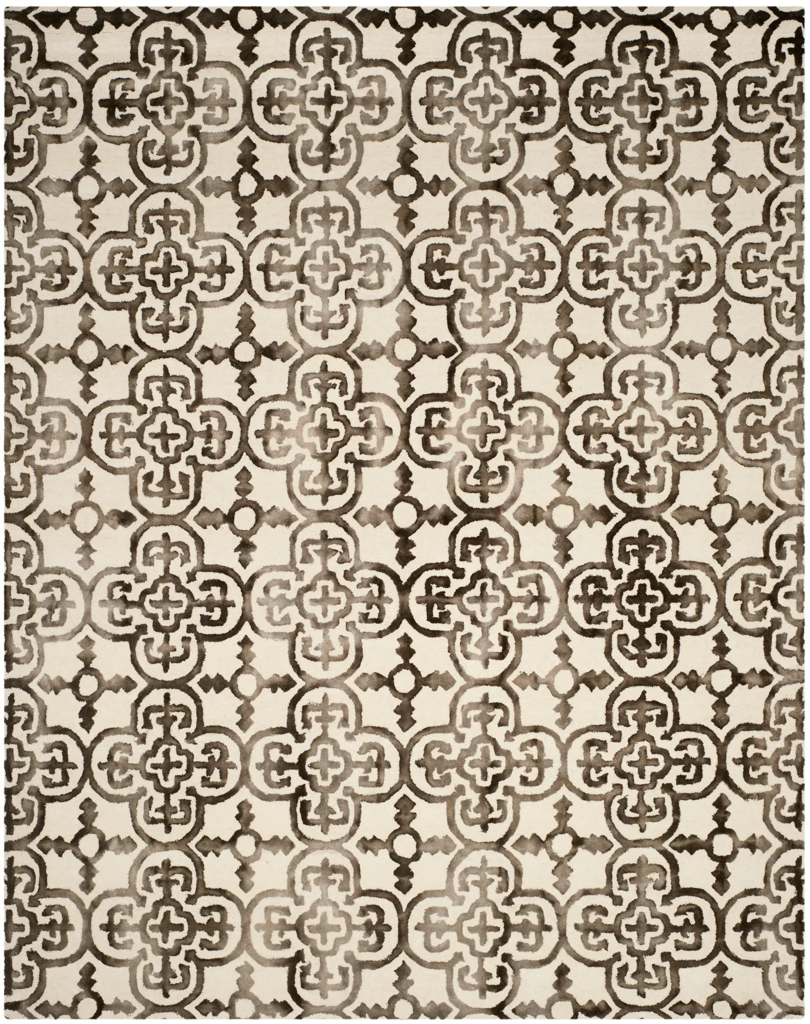 Dip Dye Tile Hand-Tufted Wool Rug