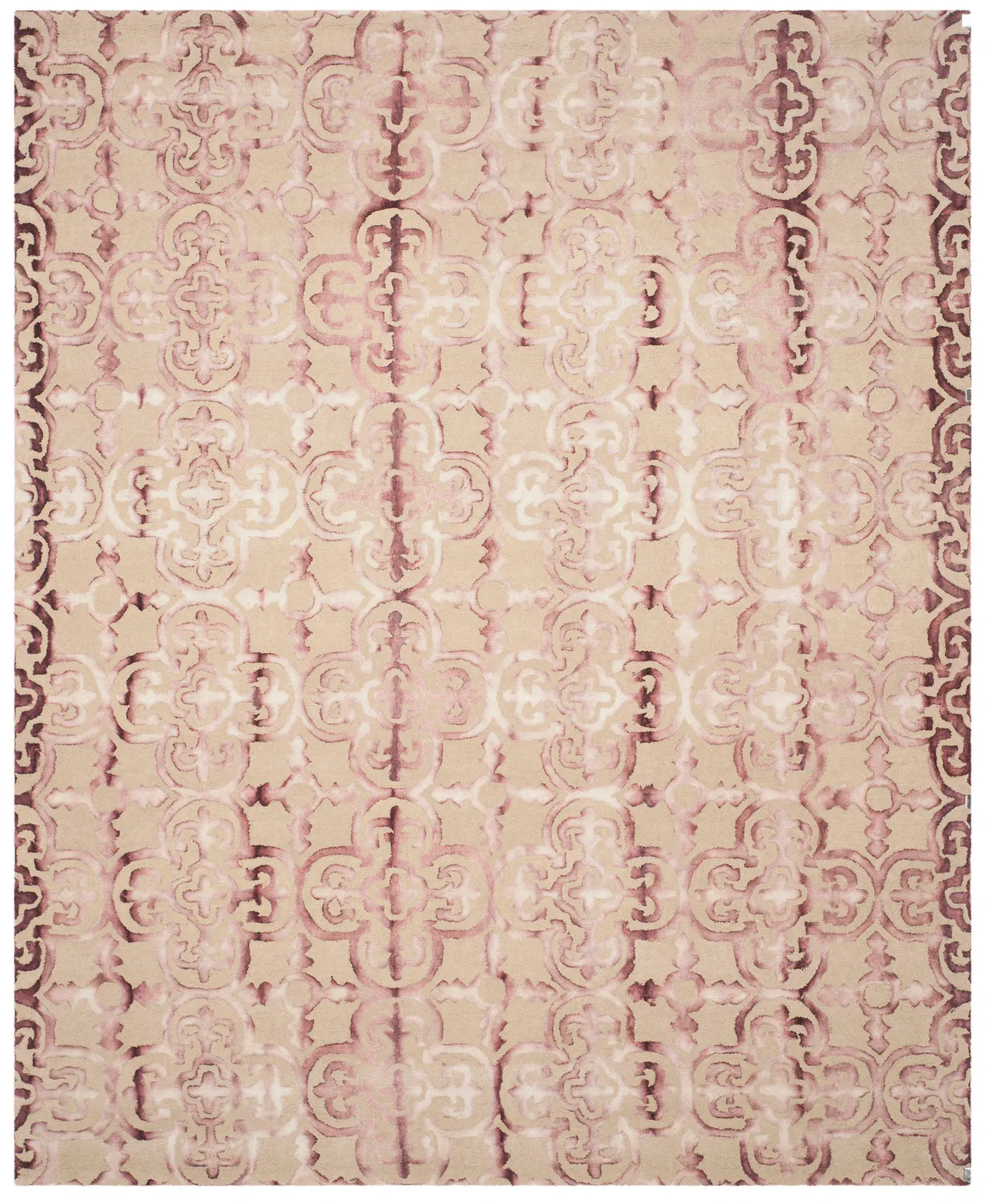 Dip Dye Tile Hand-Tufted Wool Rug