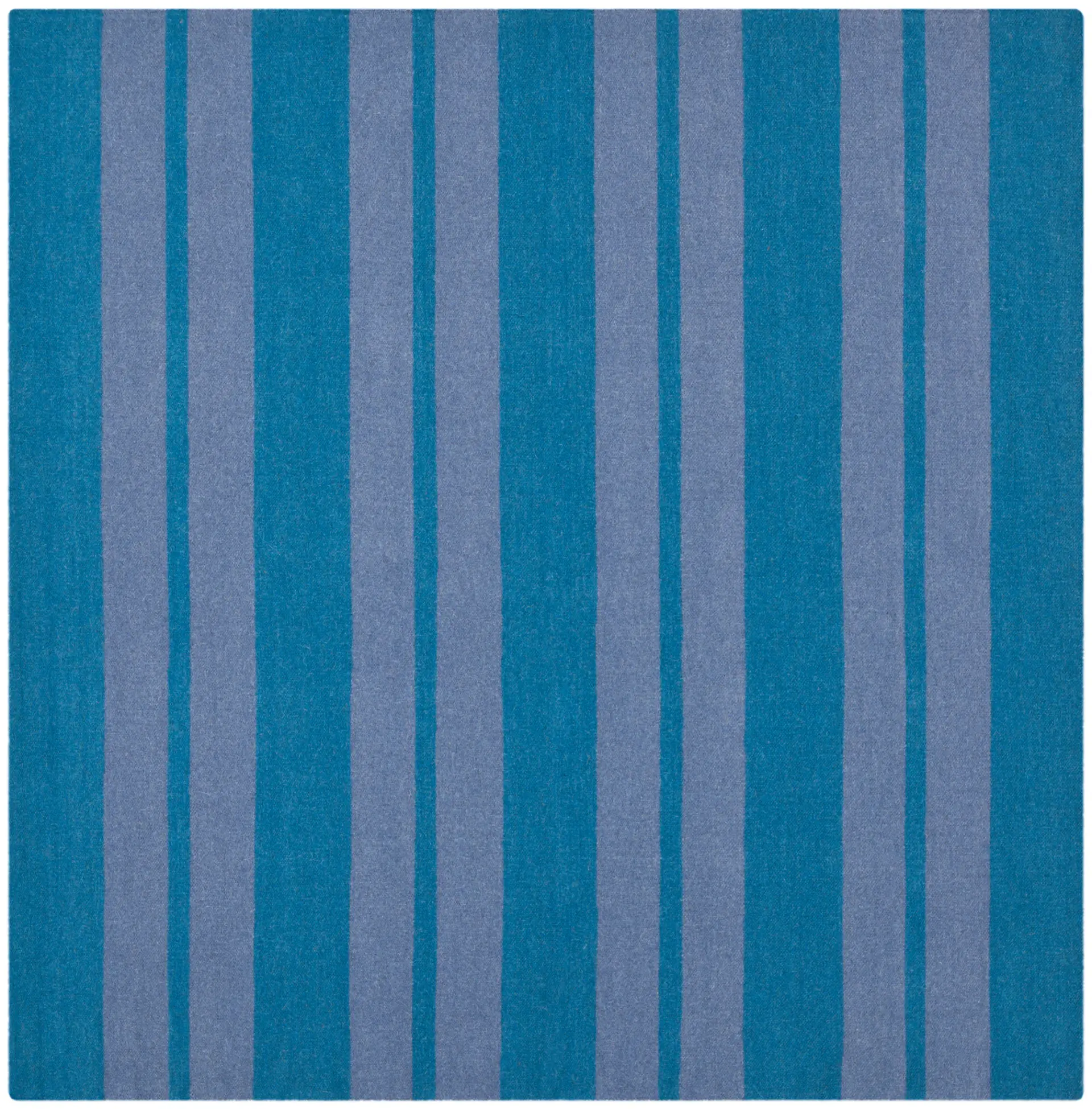 Dhurries Vertical Stripe Hand-Woven Wool Rug