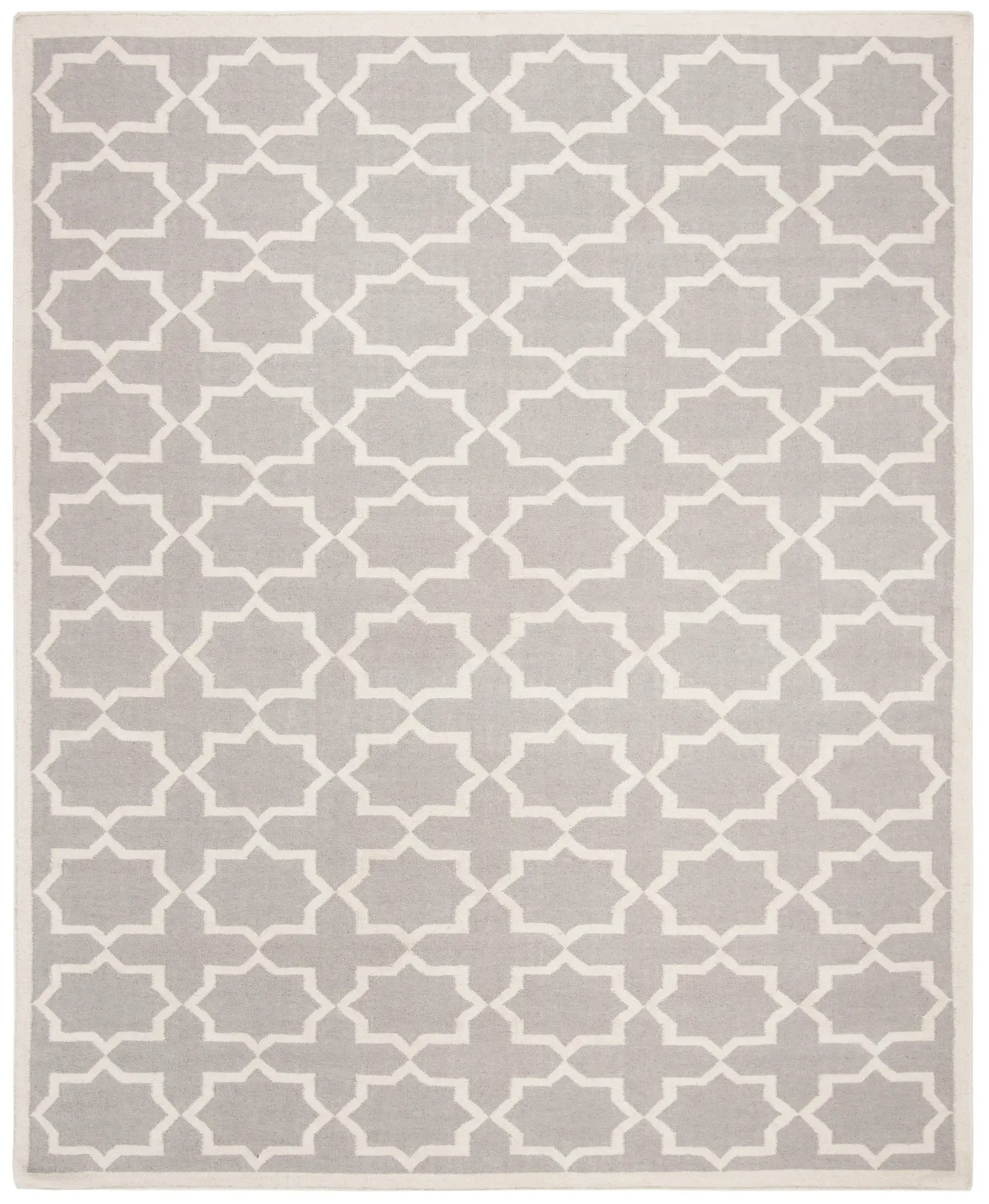 Dhurries Star Trellis Hand-Woven Rug