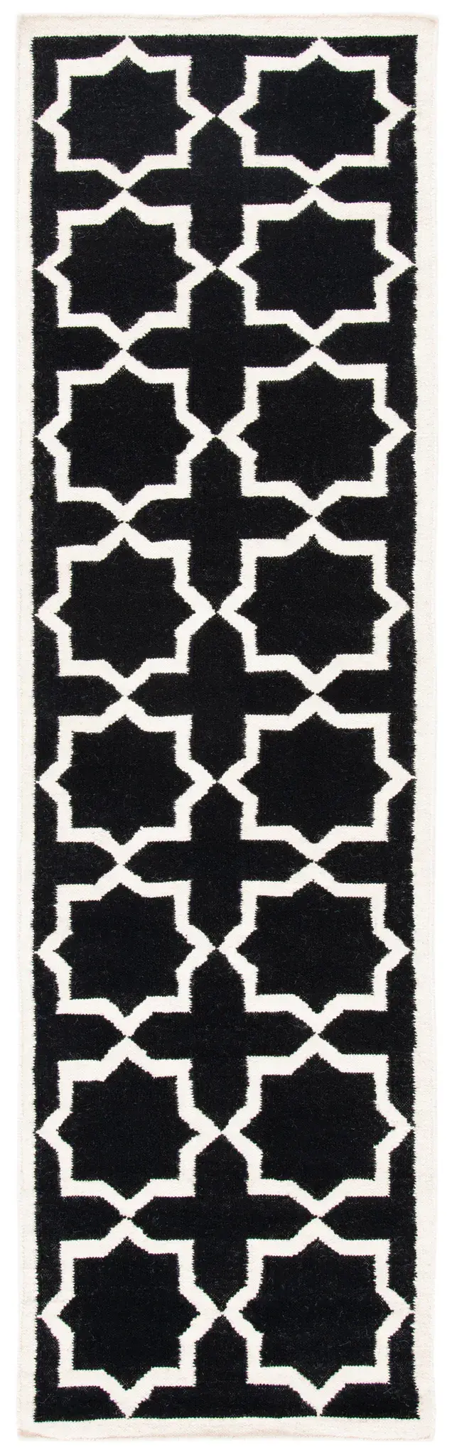 Dhurries Star Trellis Hand-Woven Rug