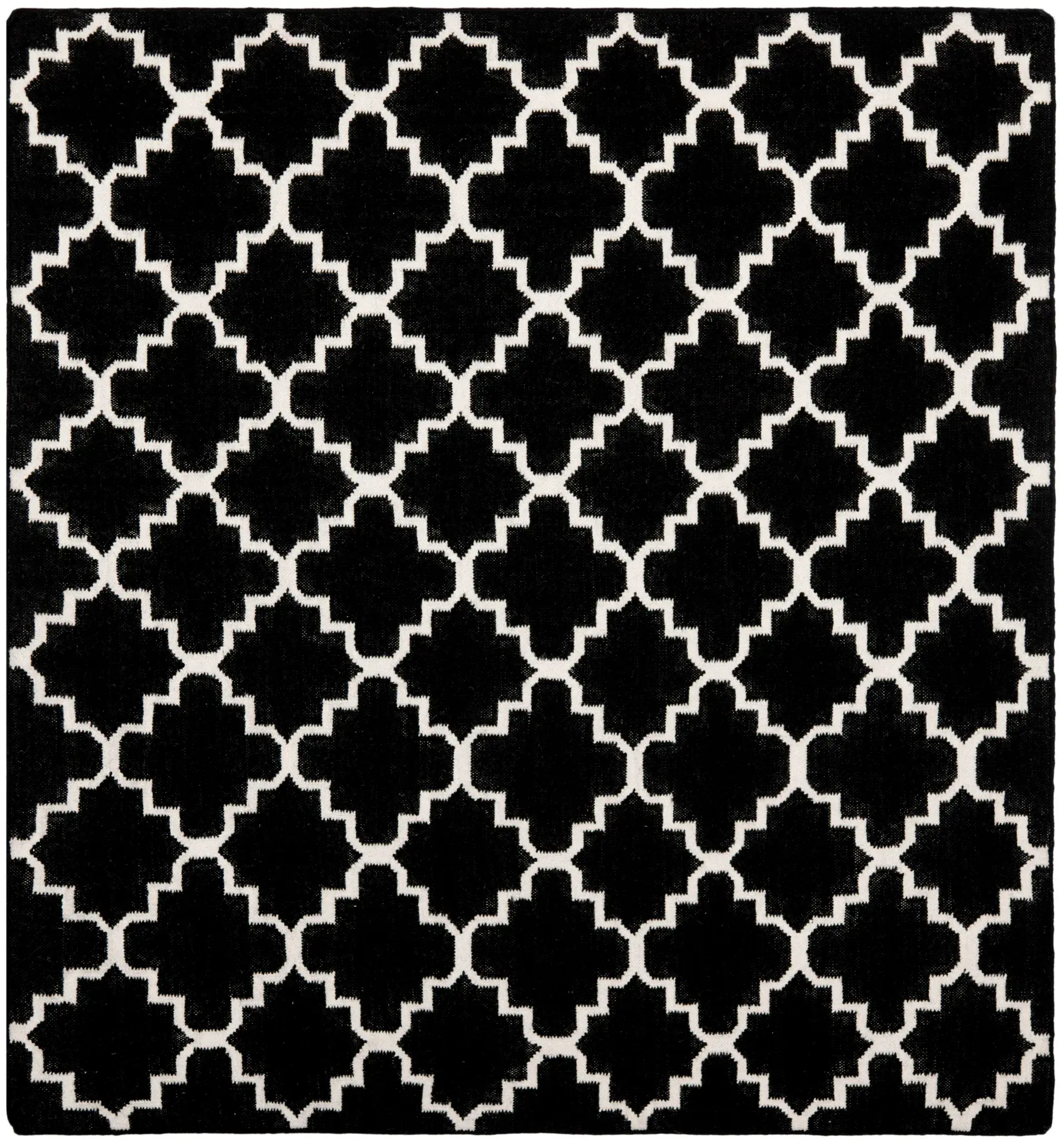 Dhurries Trellis Hand-Woven Rug