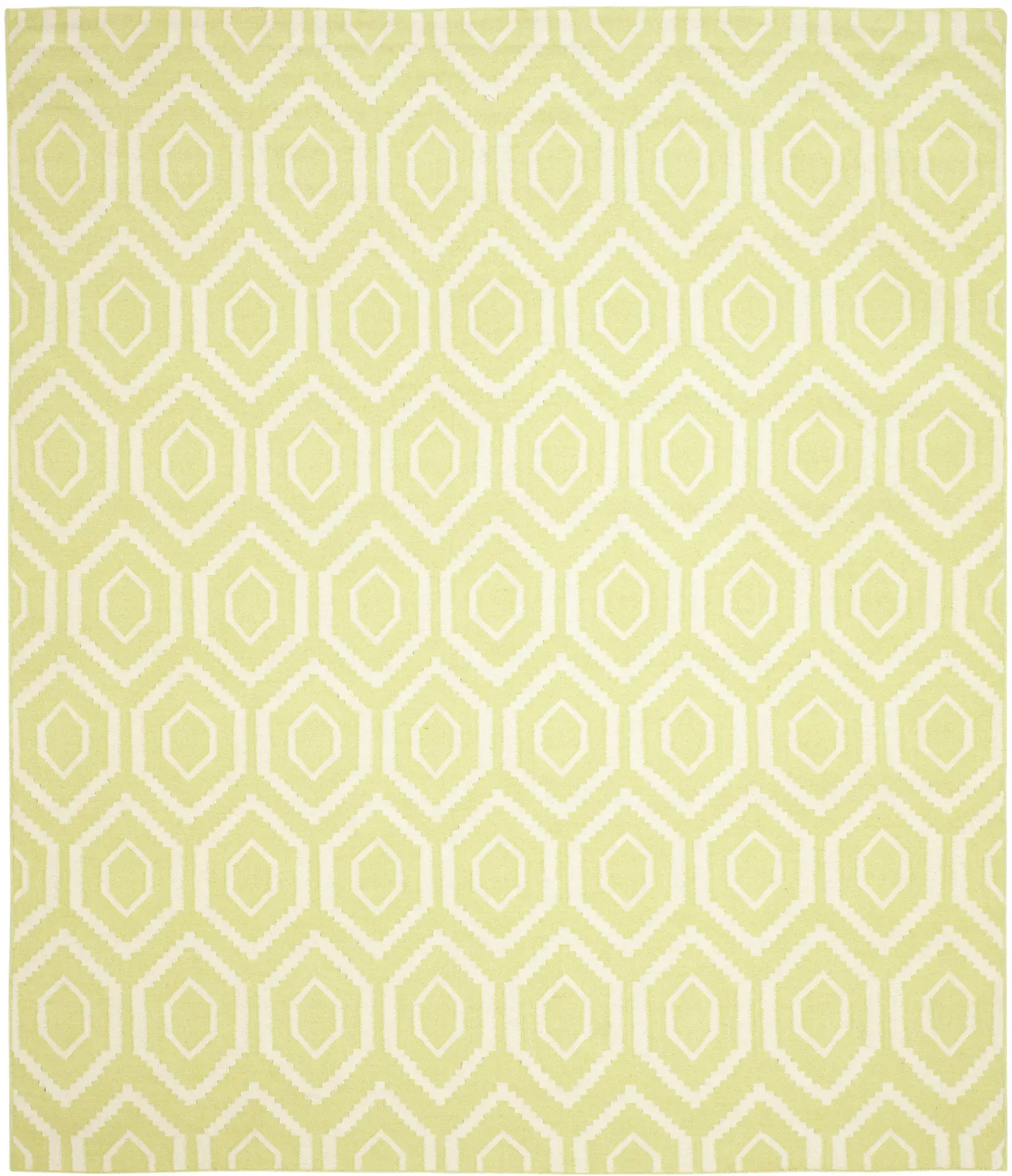 Dhurries Honeycomb Hand-Woven Rug