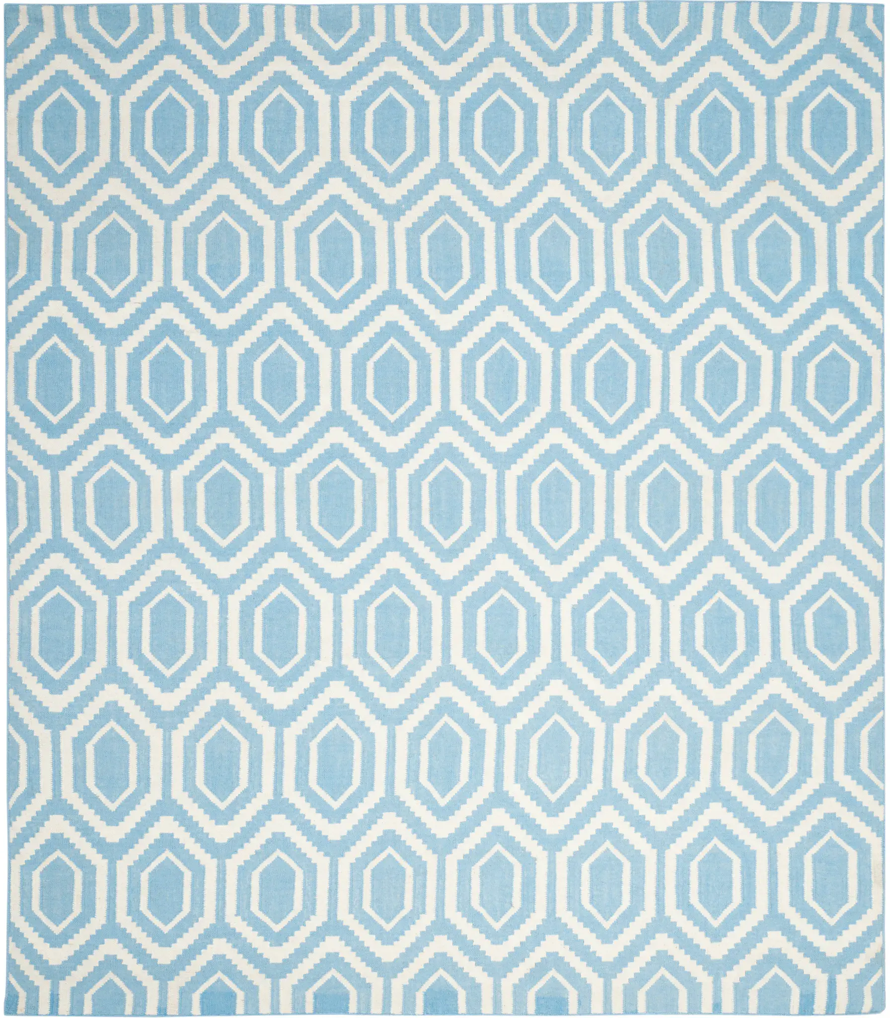 Dhurries Honeycomb Hand-Woven Rug