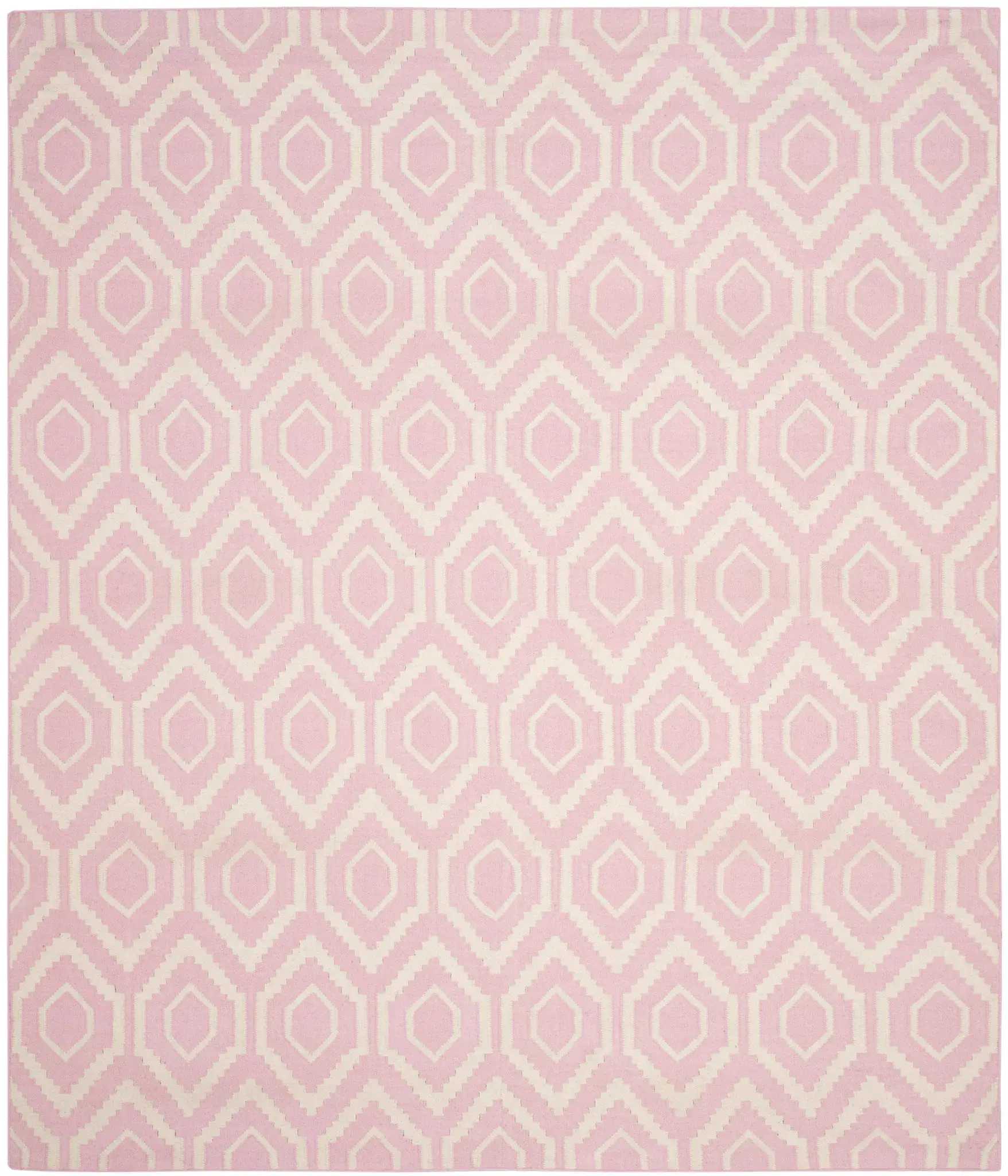 Dhurries Honeycomb Hand-Woven Rug