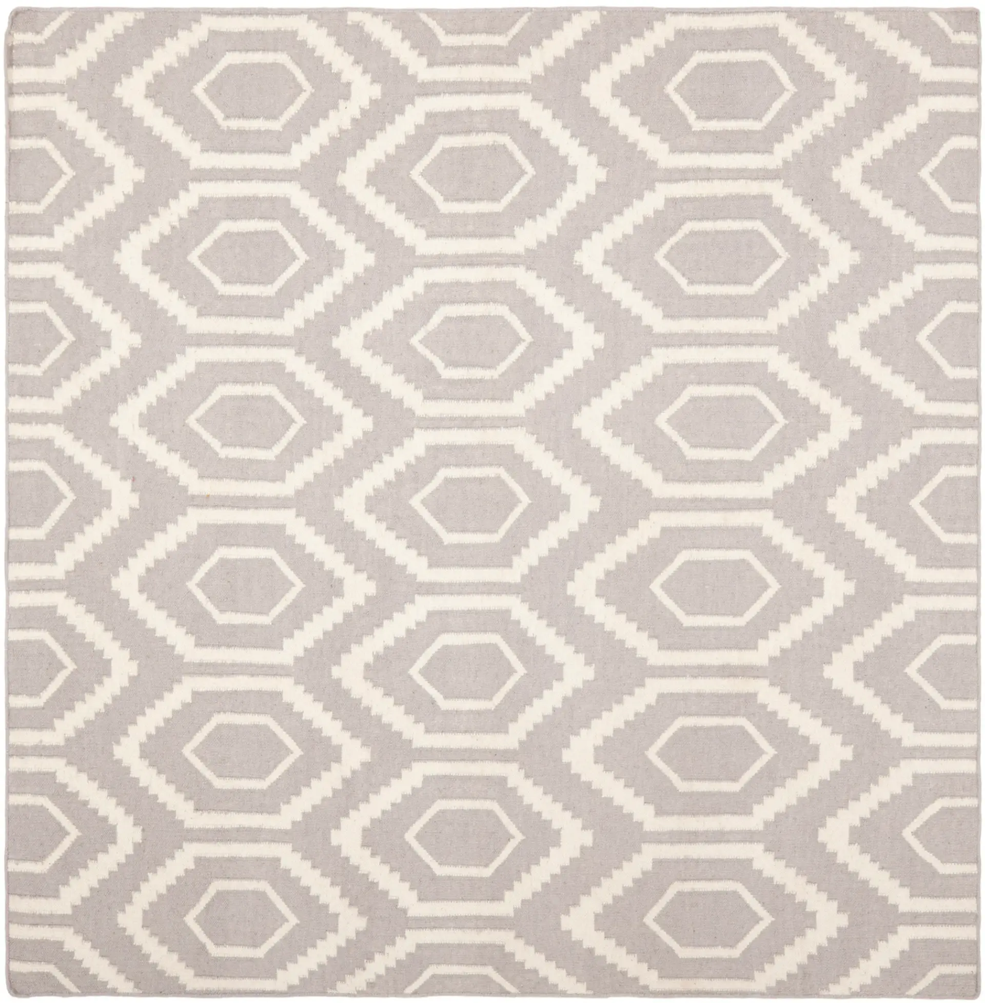 Dhurries Honeycomb Hand-Woven Rug