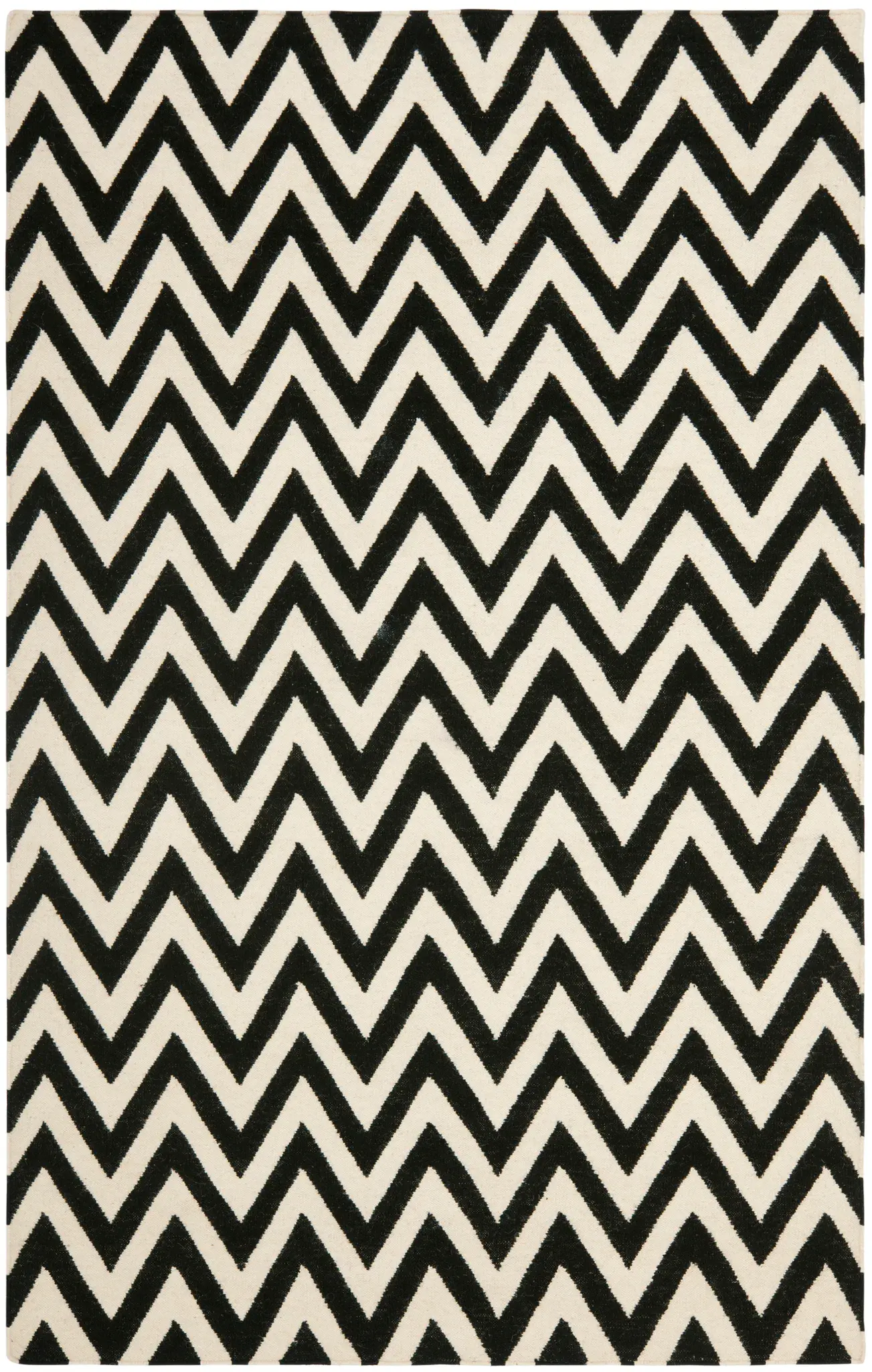 Dhurries Chevron Hand-Woven Rug