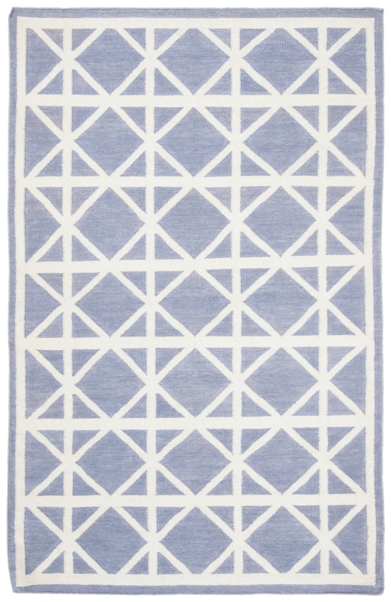 Dhurries Lattice Hand-Woven Rug