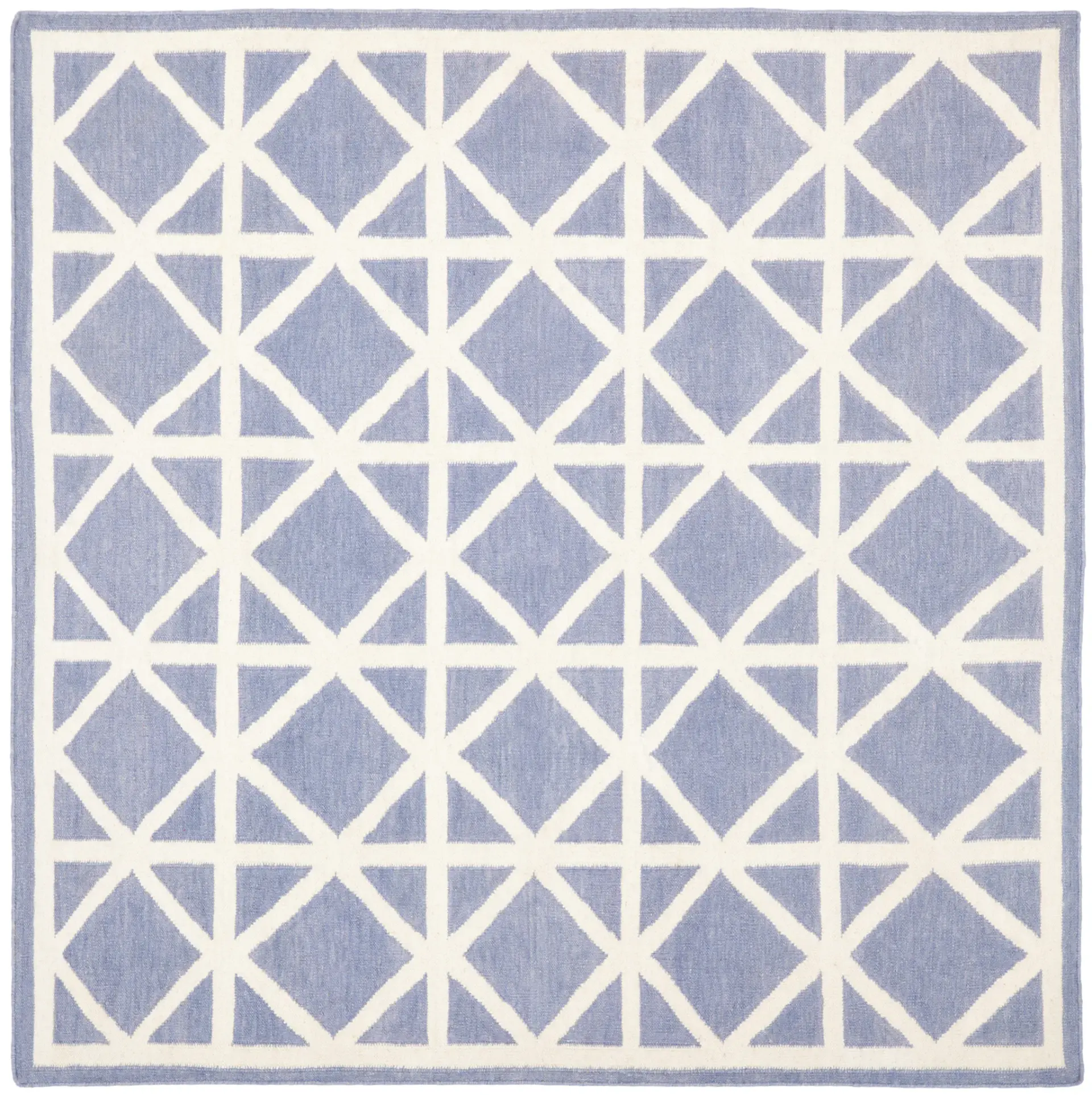 Dhurries Lattice Hand-Woven Rug