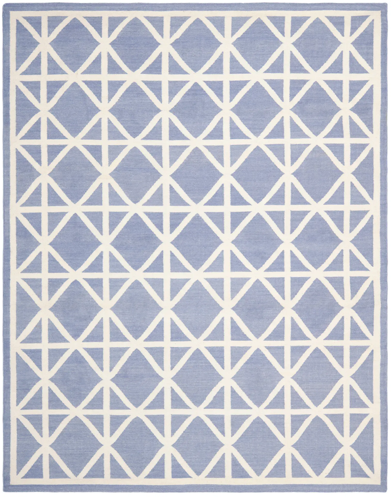 Dhurries Lattice Hand-Woven Rug