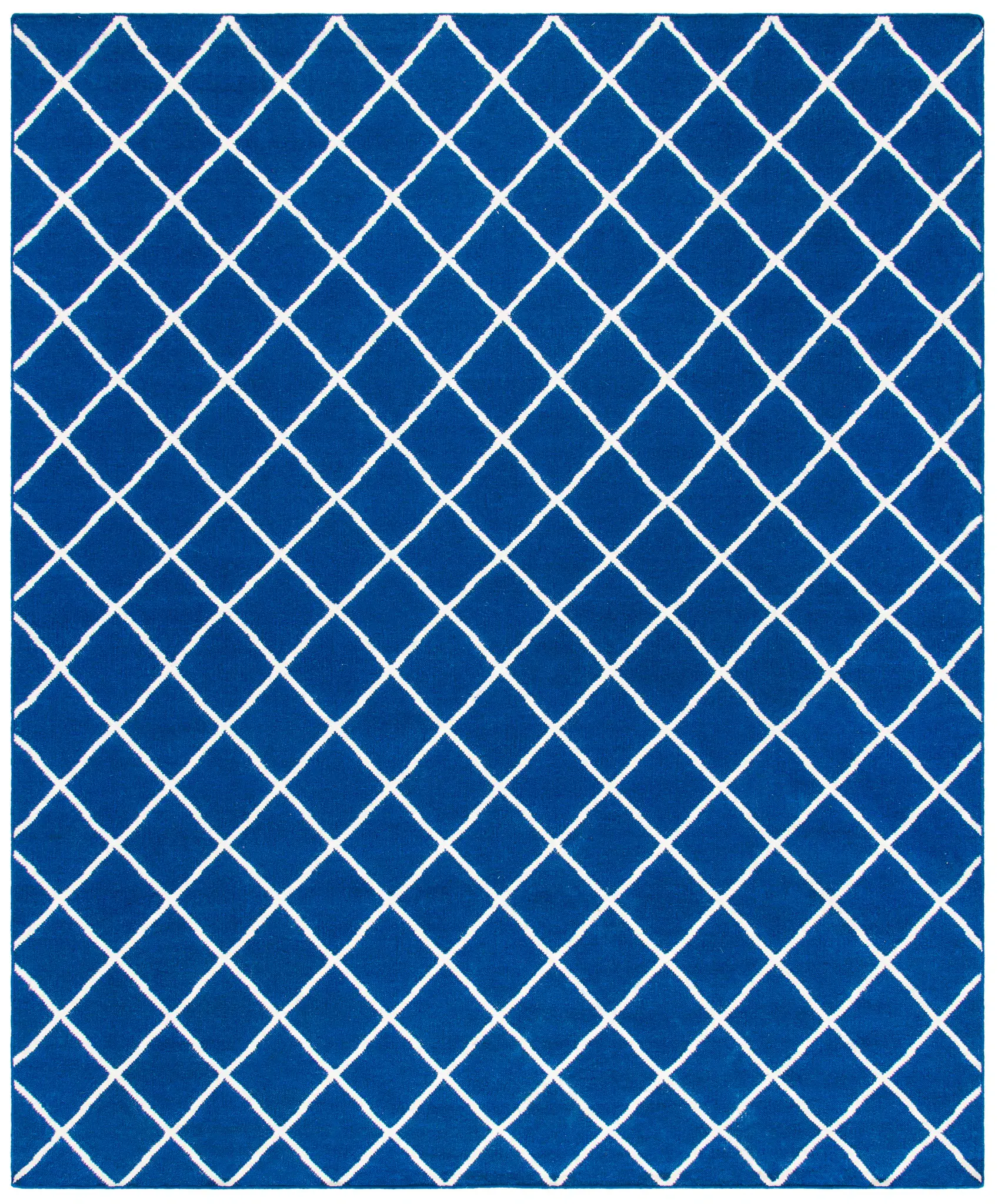 Dhurries Diamond Lattice Hand-Woven Rug
