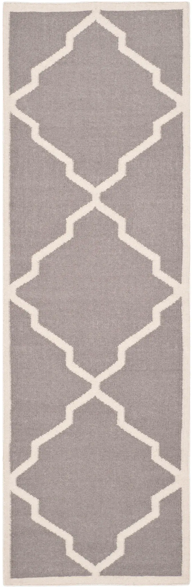 Dhurries Stepped Lattice Hand-Woven Rug