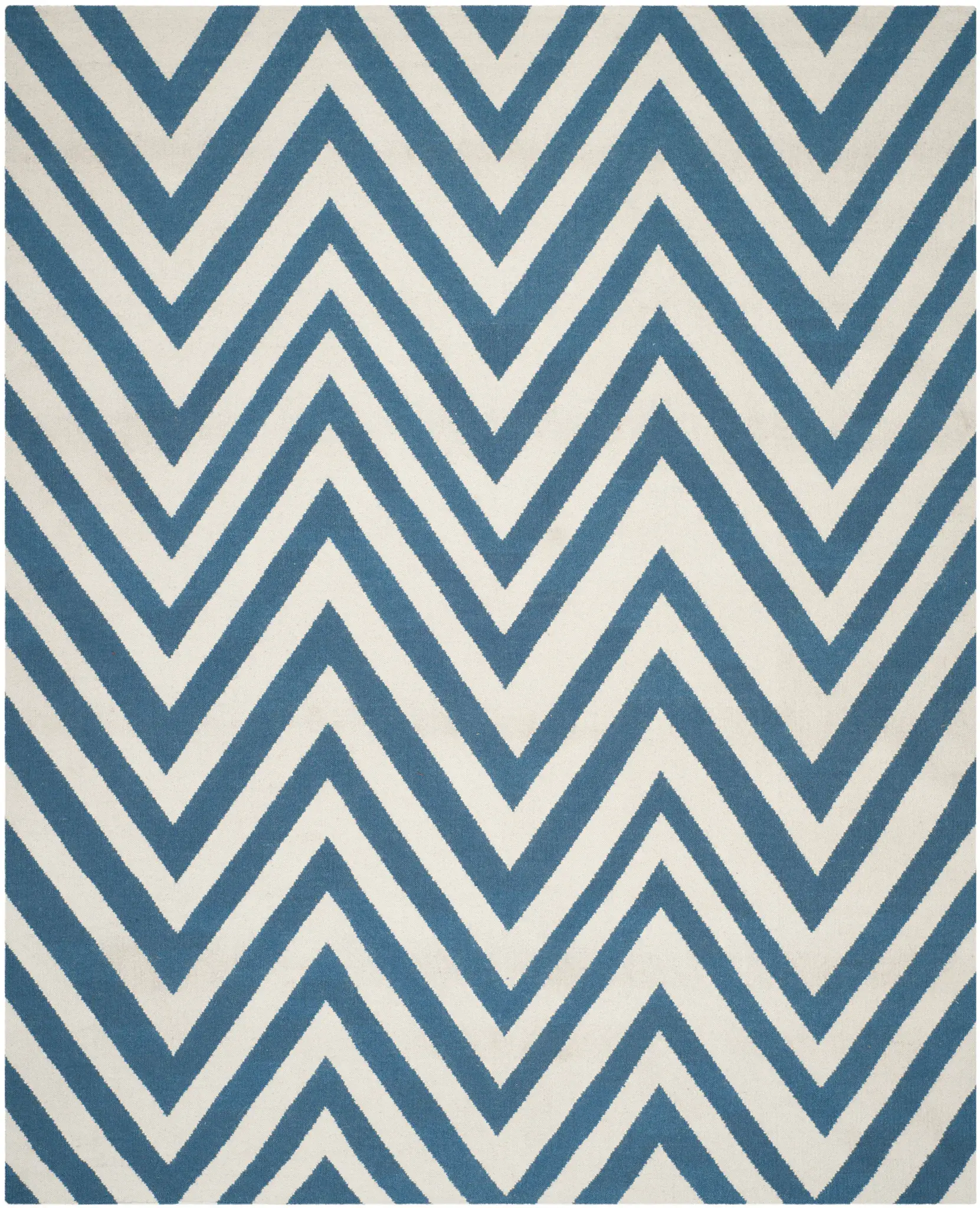 Dhurries Large Chevron Hand-Woven Rug