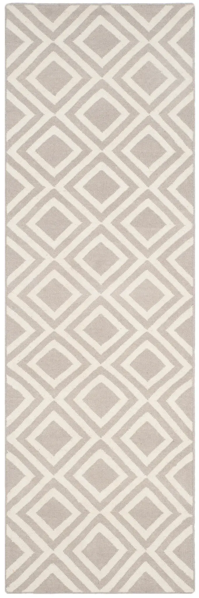 Dhurries Concentric Diamond Hand-Woven Rug