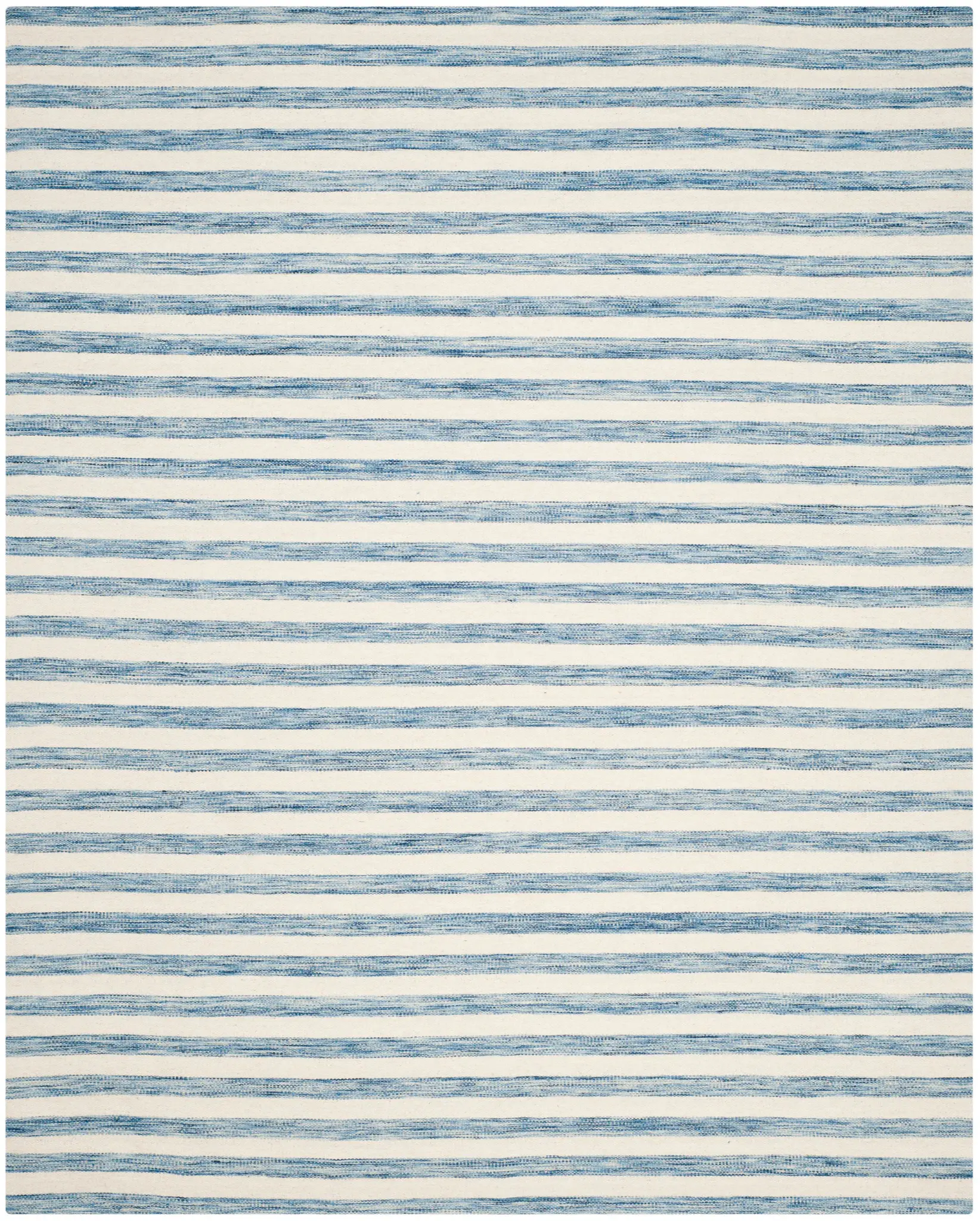 Dhurries Striped Hand-Woven Wool Rug