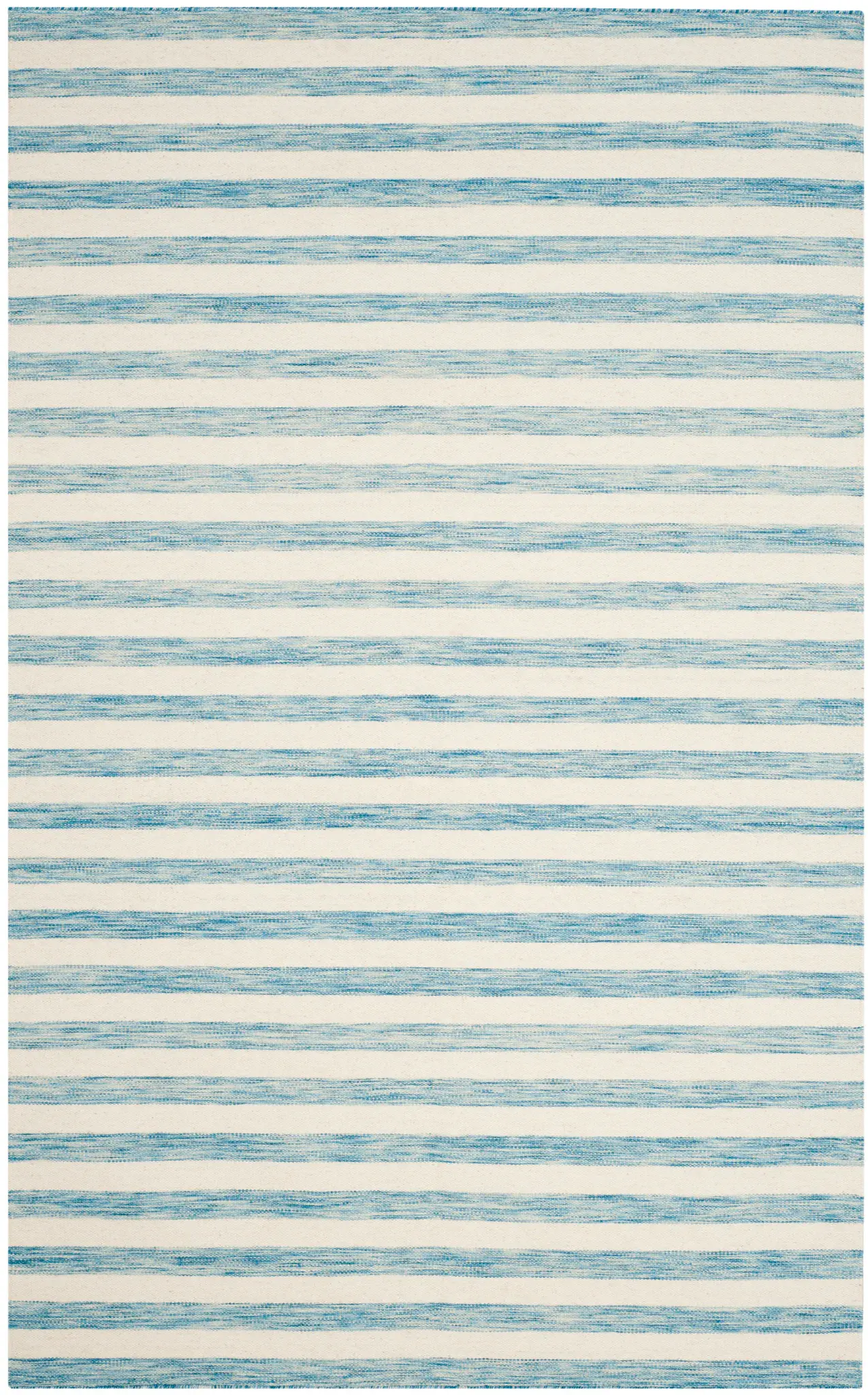 Dhurries Striped Hand-Woven Wool Rug