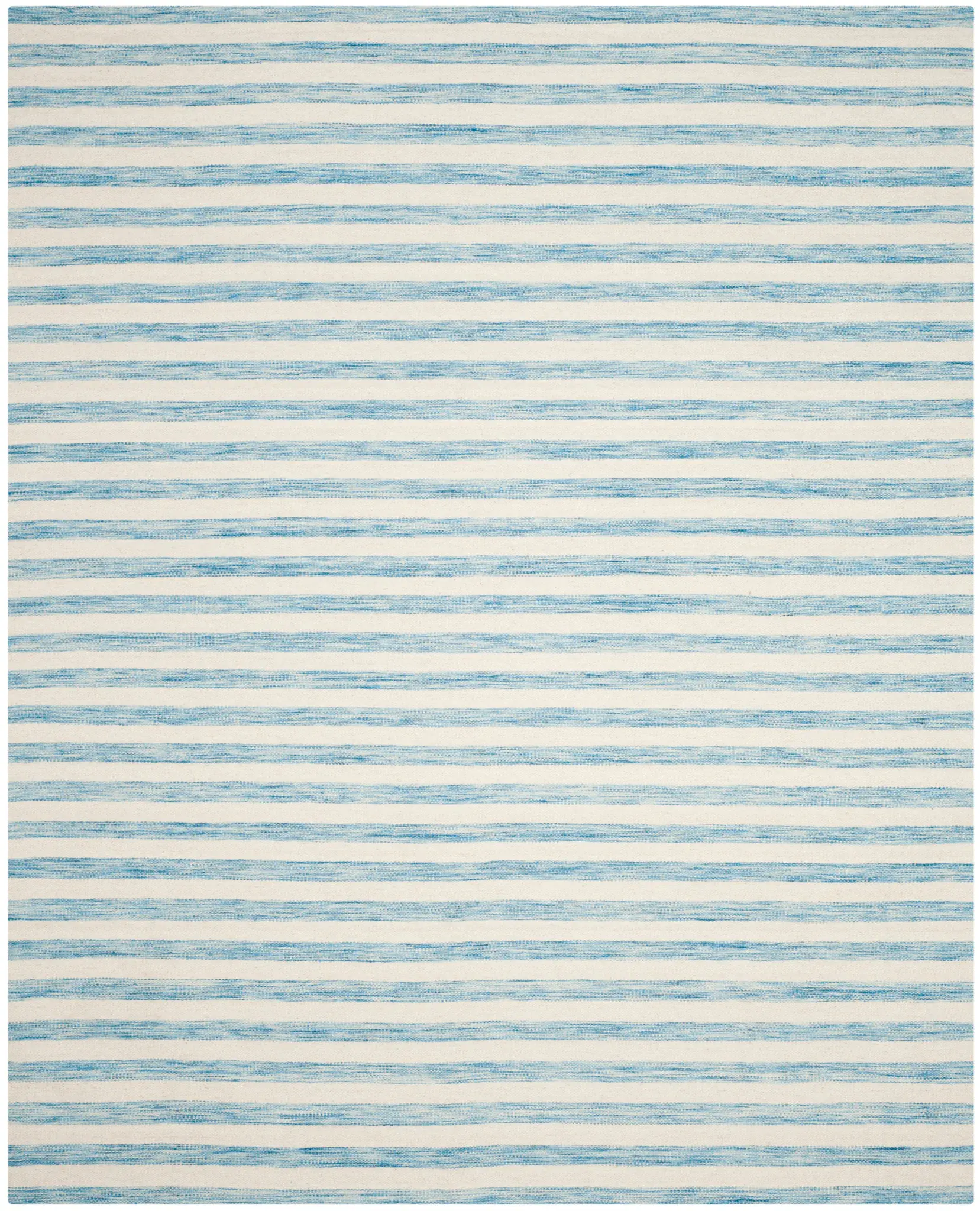 Dhurries Striped Hand-Woven Wool Rug