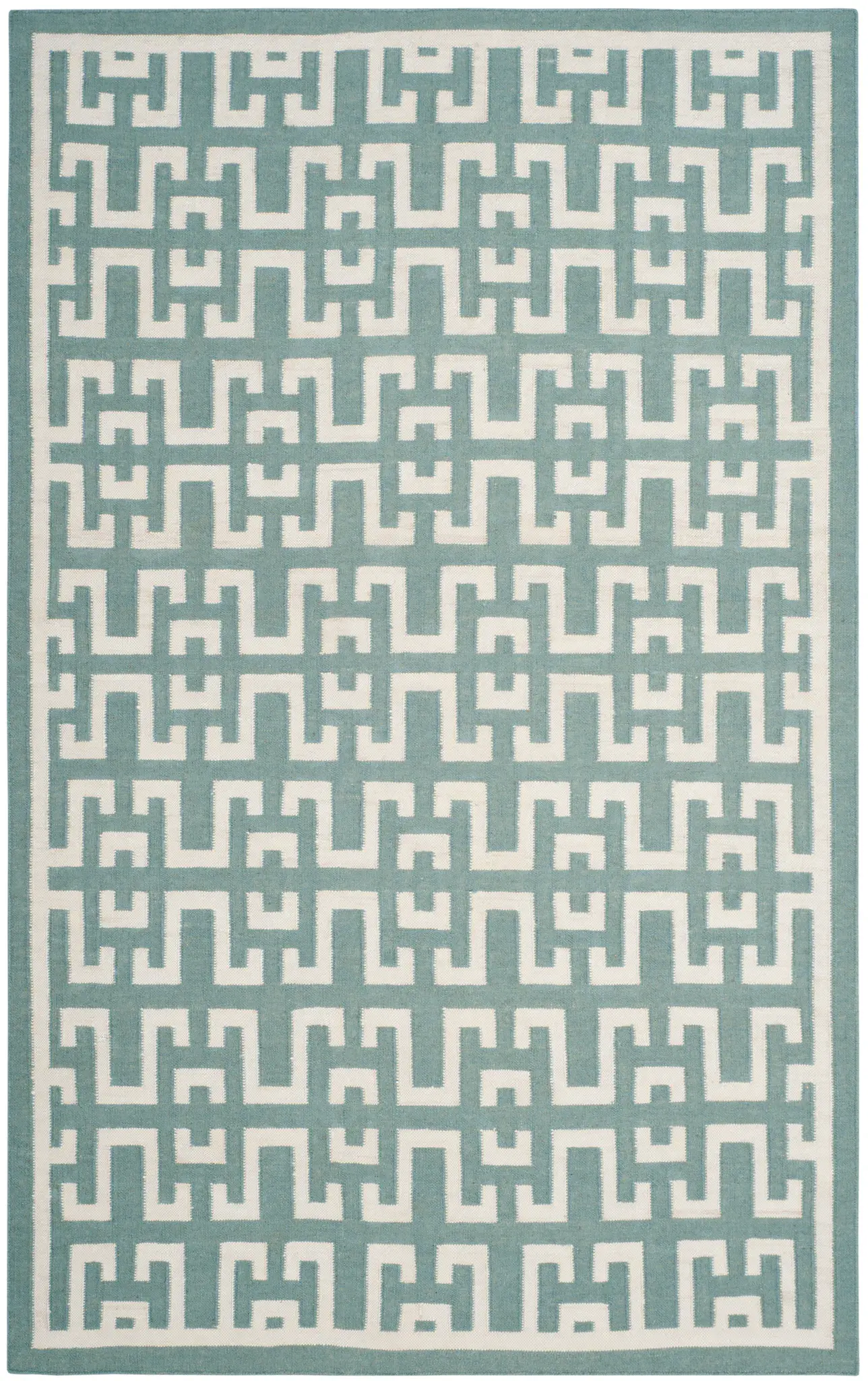 Dhurries Maze Flatweave Rug