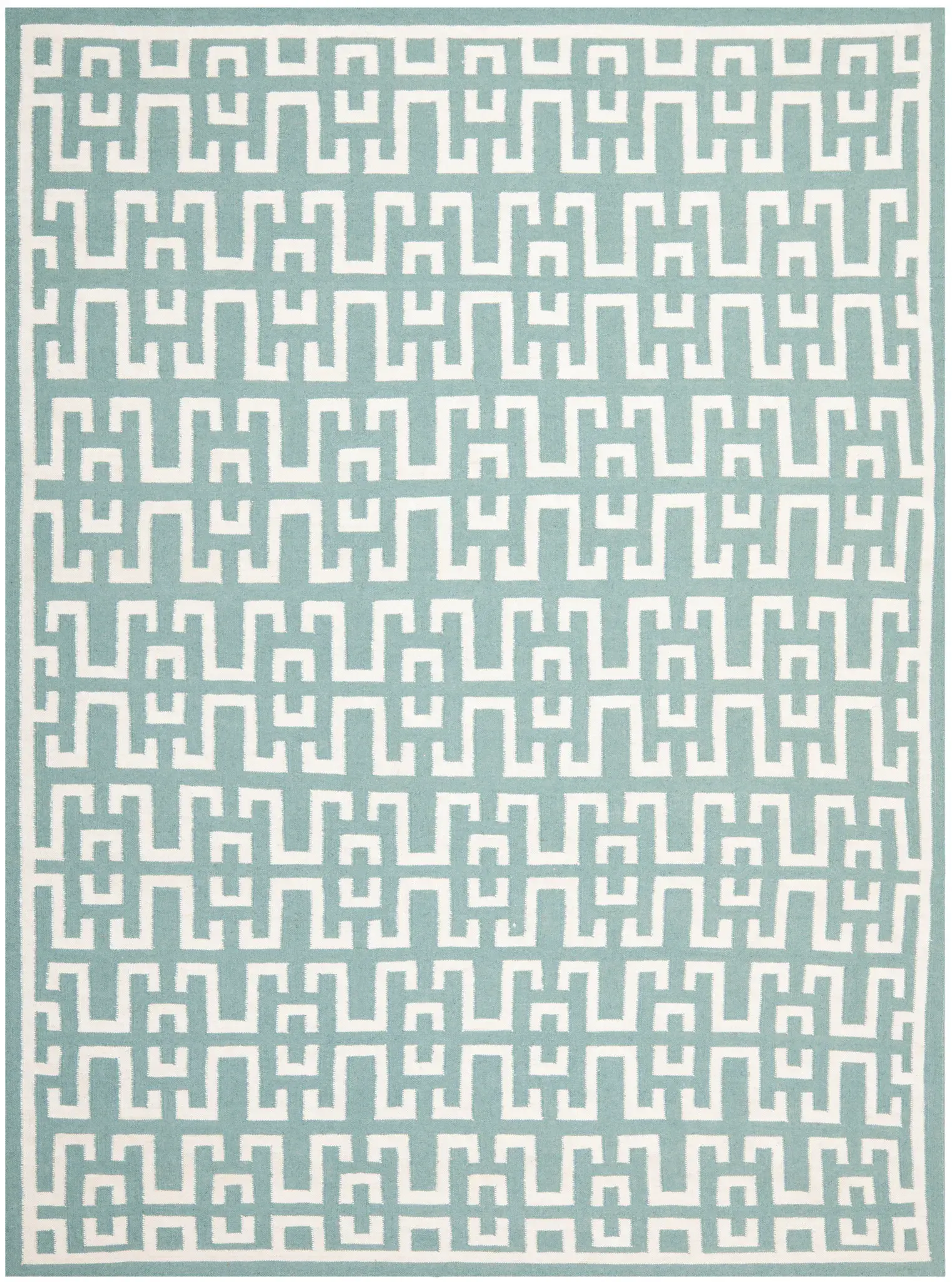 Dhurries Maze Flatweave Rug