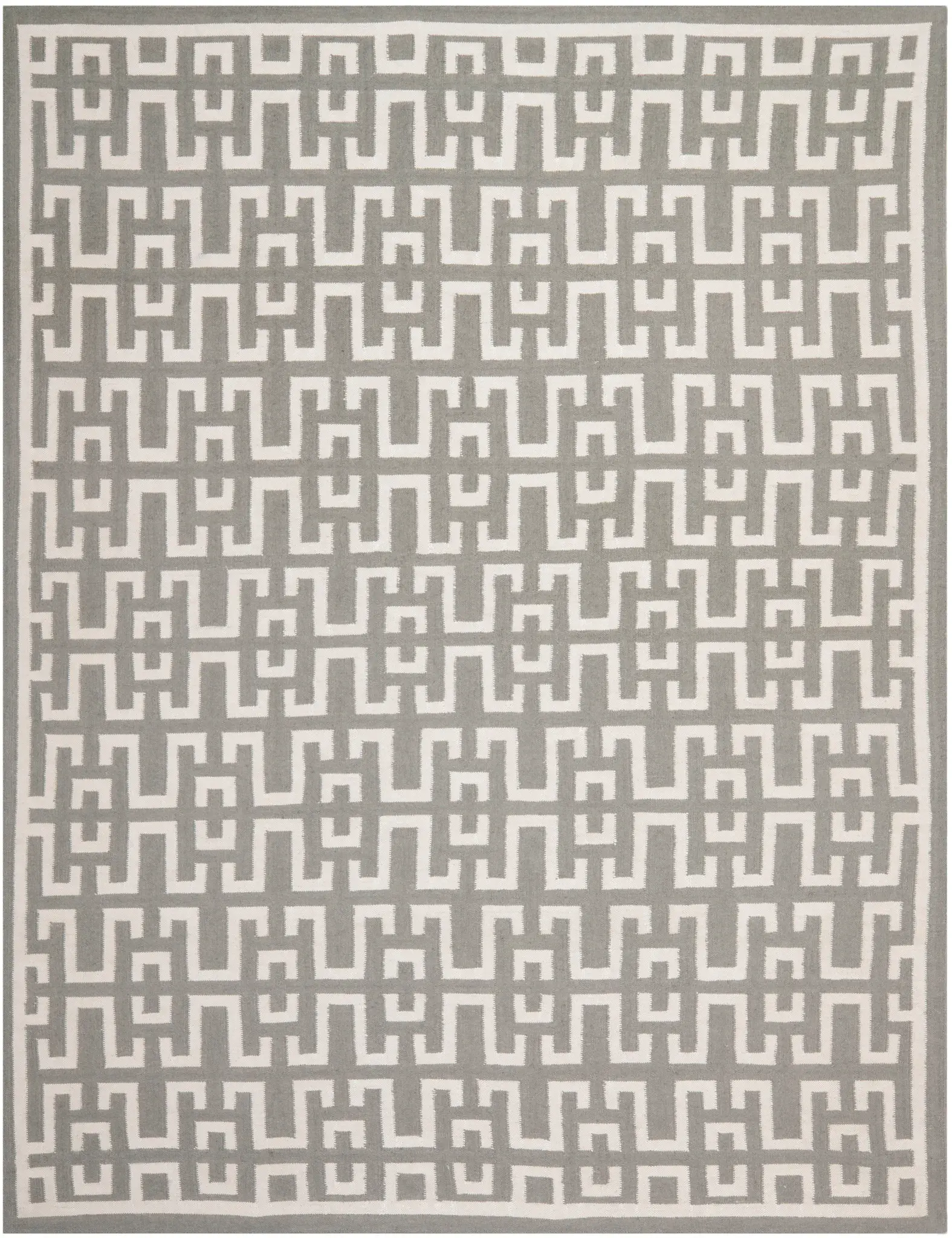 Dhurries Maze Flatweave Rug